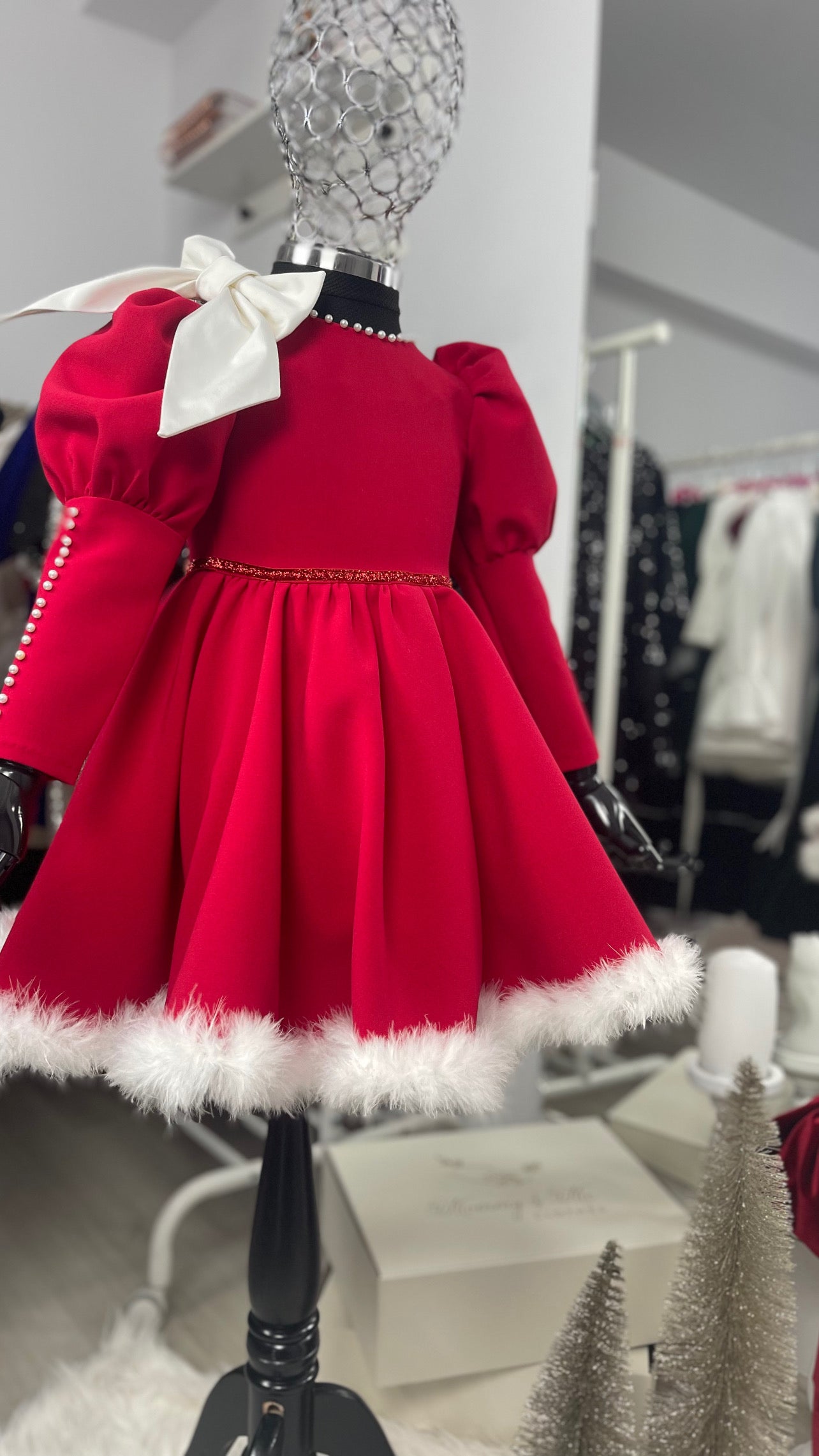 Rochita “Little Christmas Star Dress “