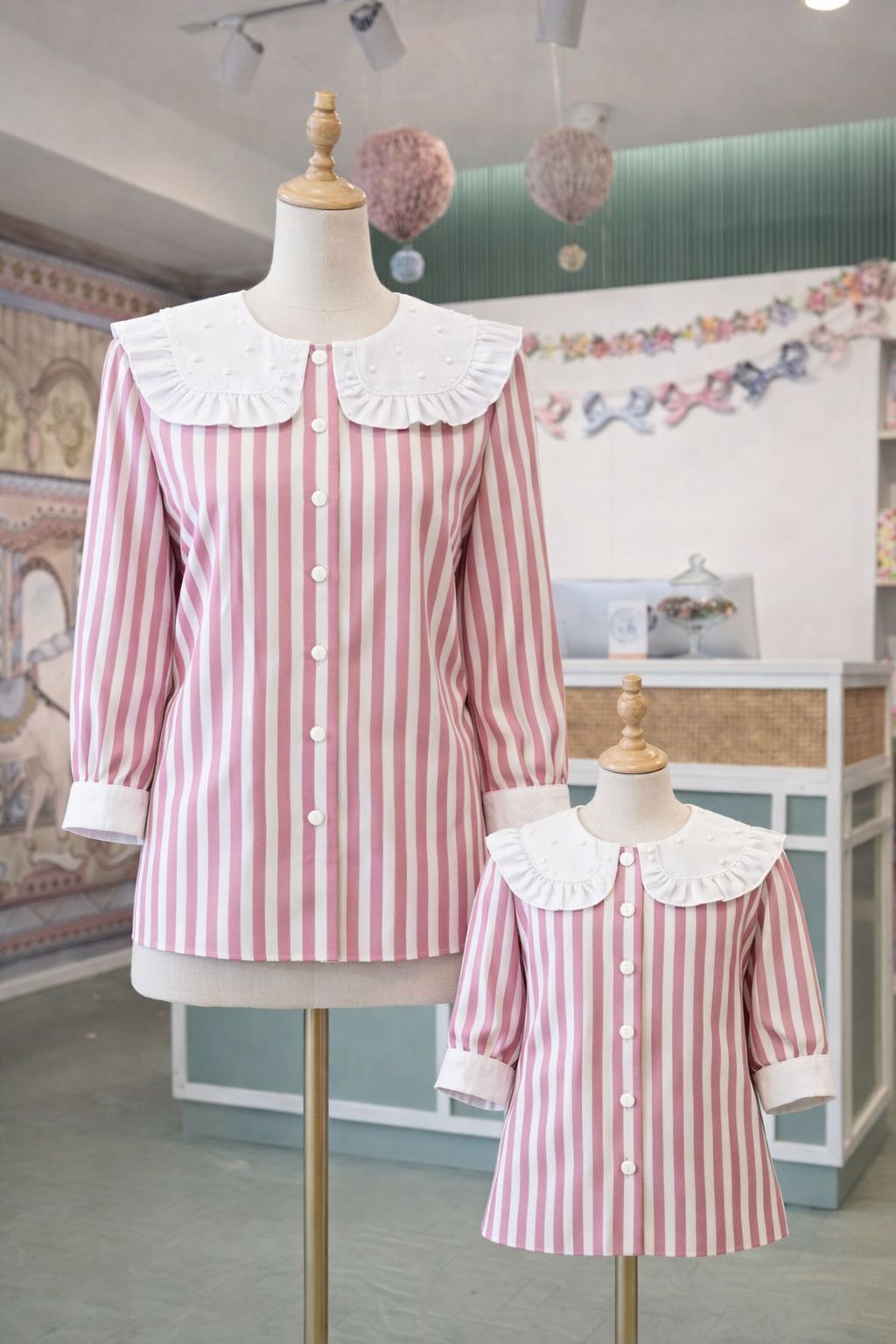 Set cămăși mama-fiica “Rose Charm “