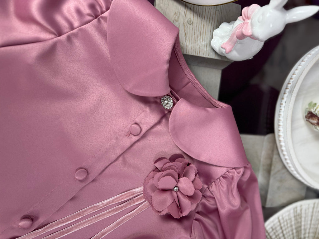 Camasa satinata “Rose Elegance”