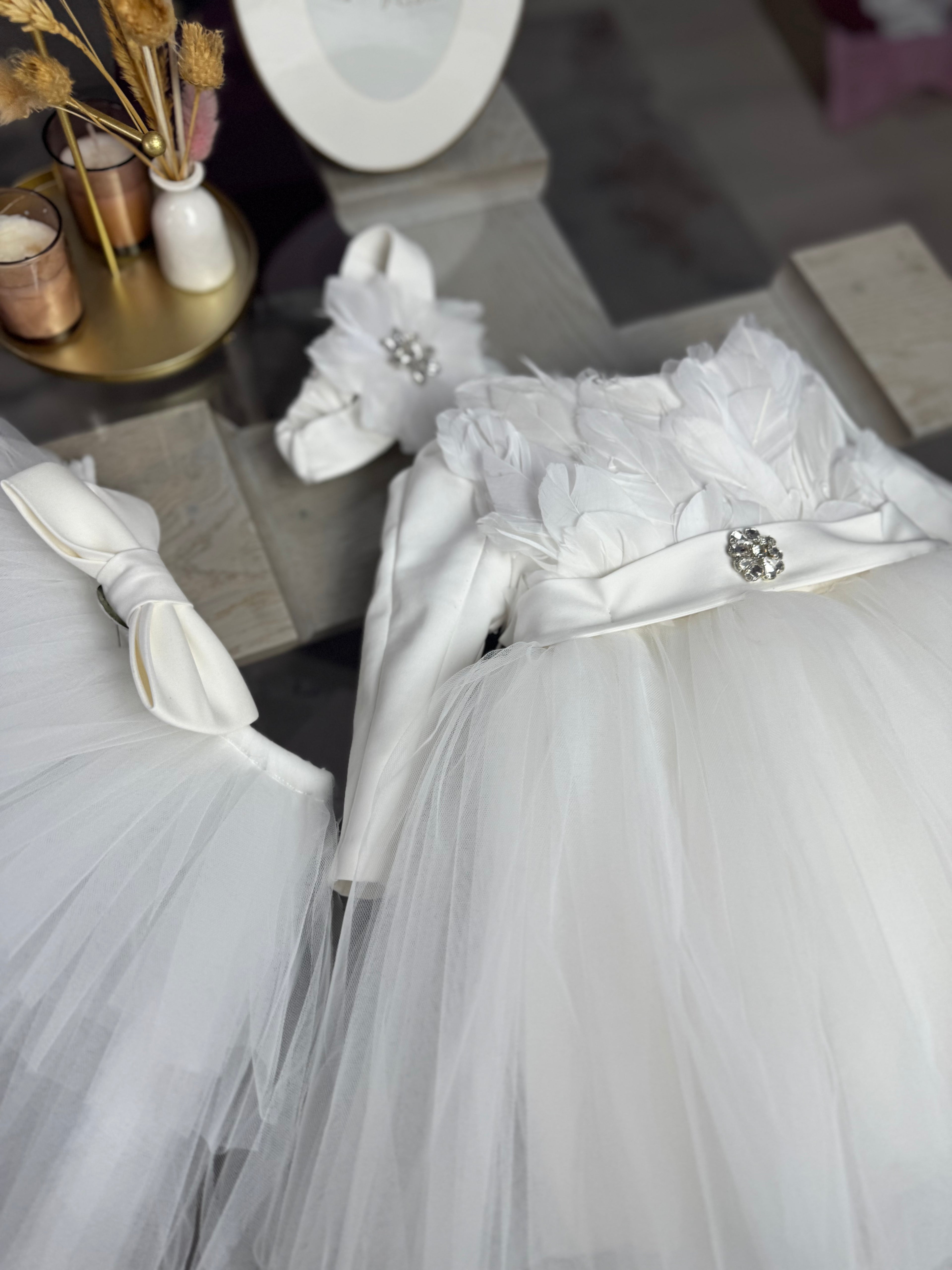 Rochiță de ocazie „White Swan”