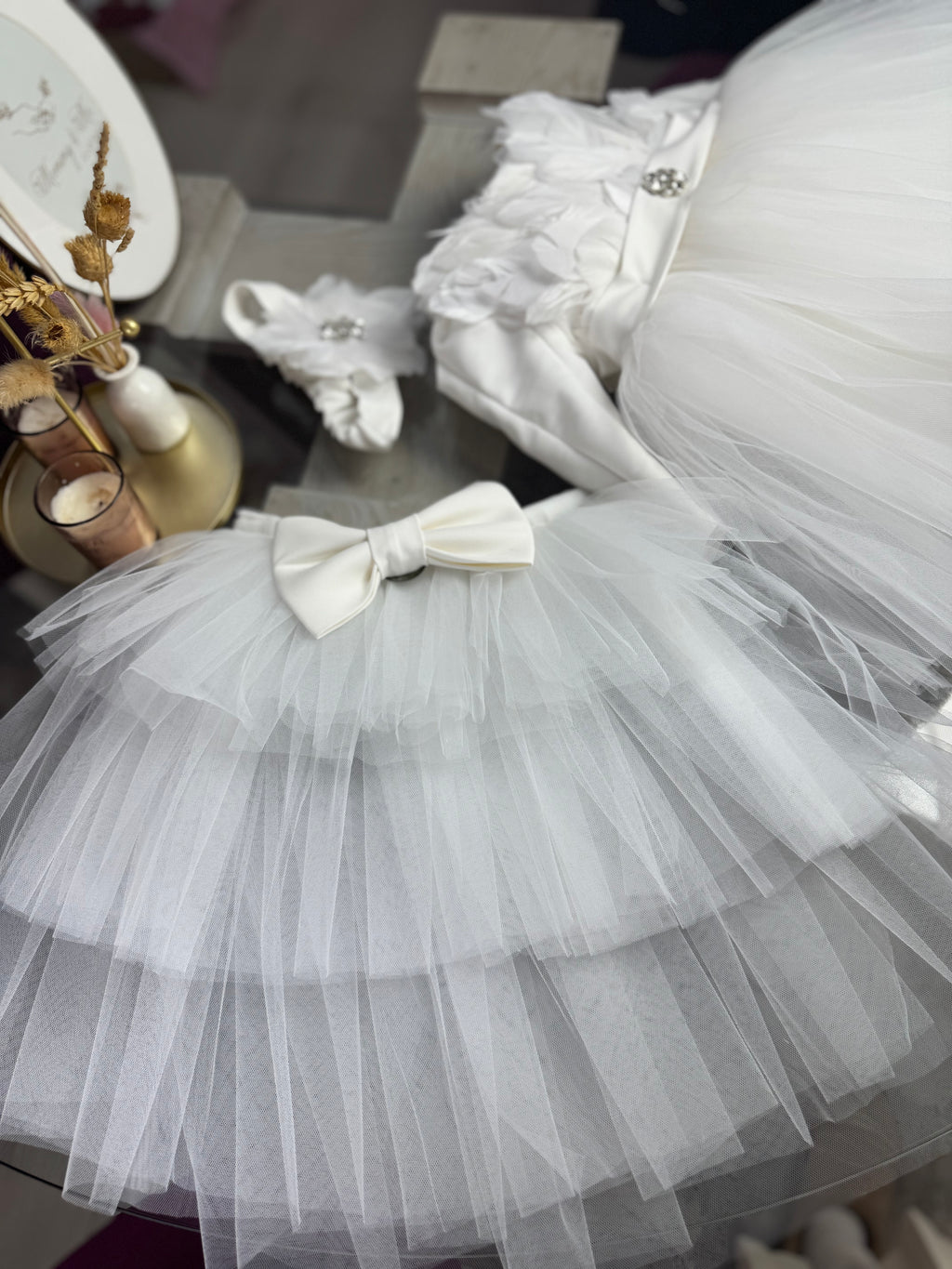 Rochiță de ocazie „White Swan”