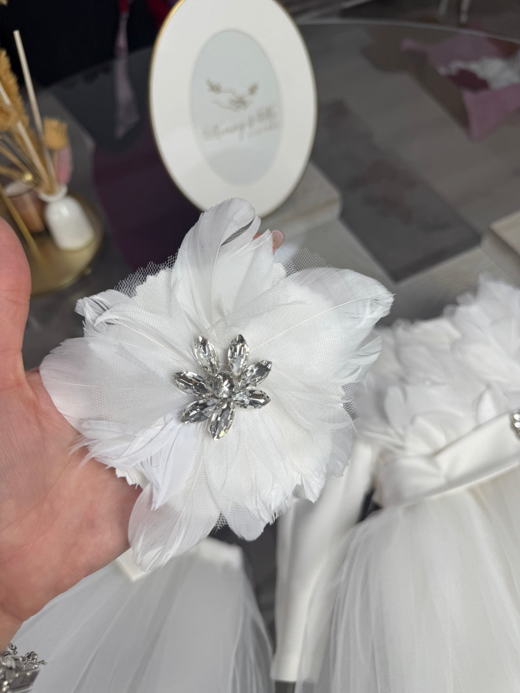 Rochiță de ocazie „White Swan”