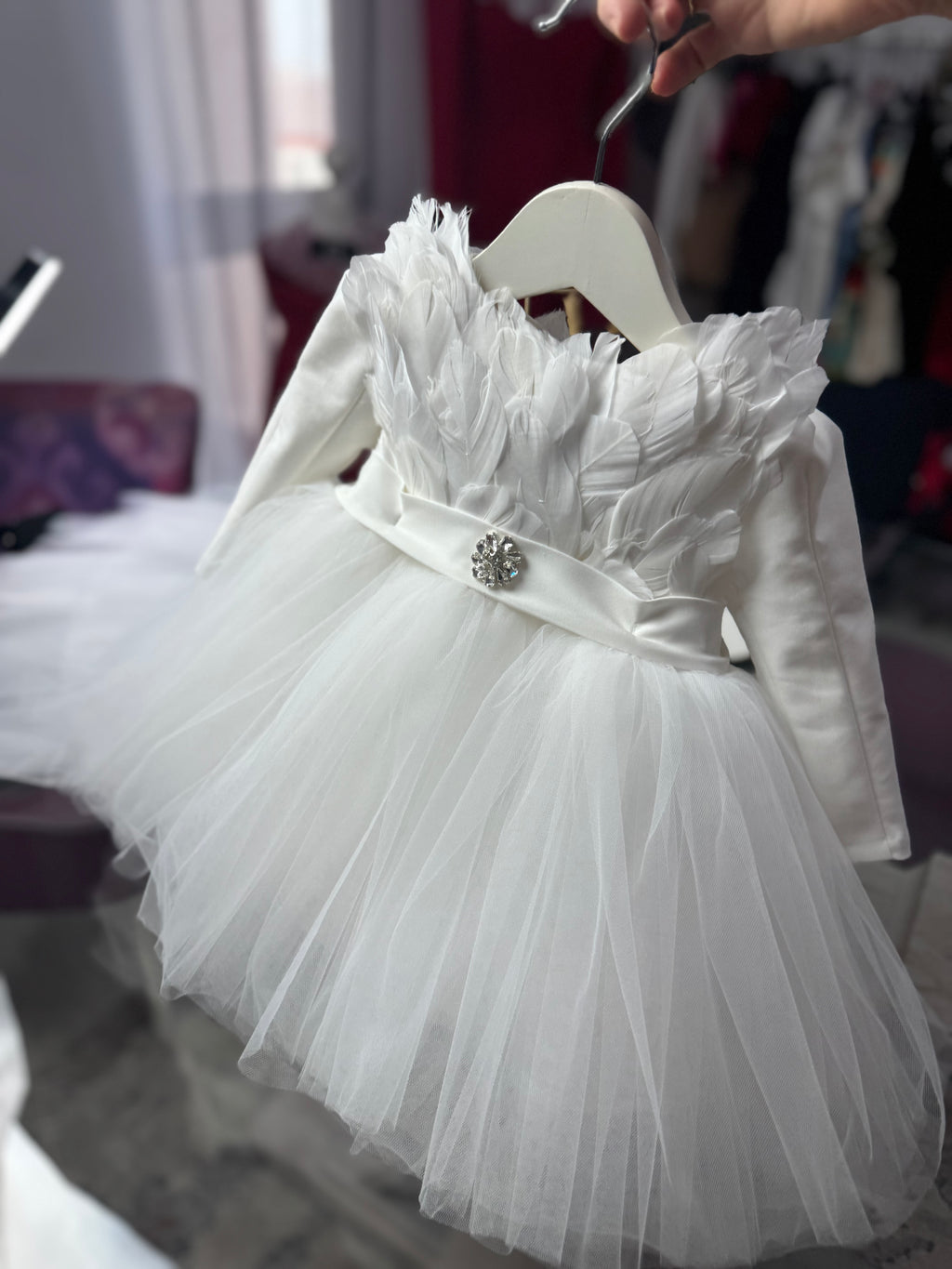 Rochiță de ocazie „White Swan”
