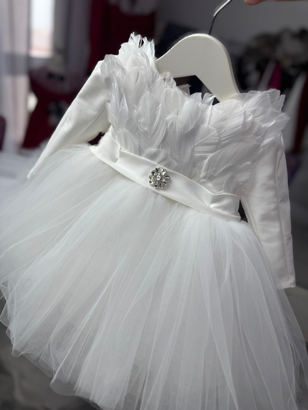 Rochiță de ocazie „White Swan”