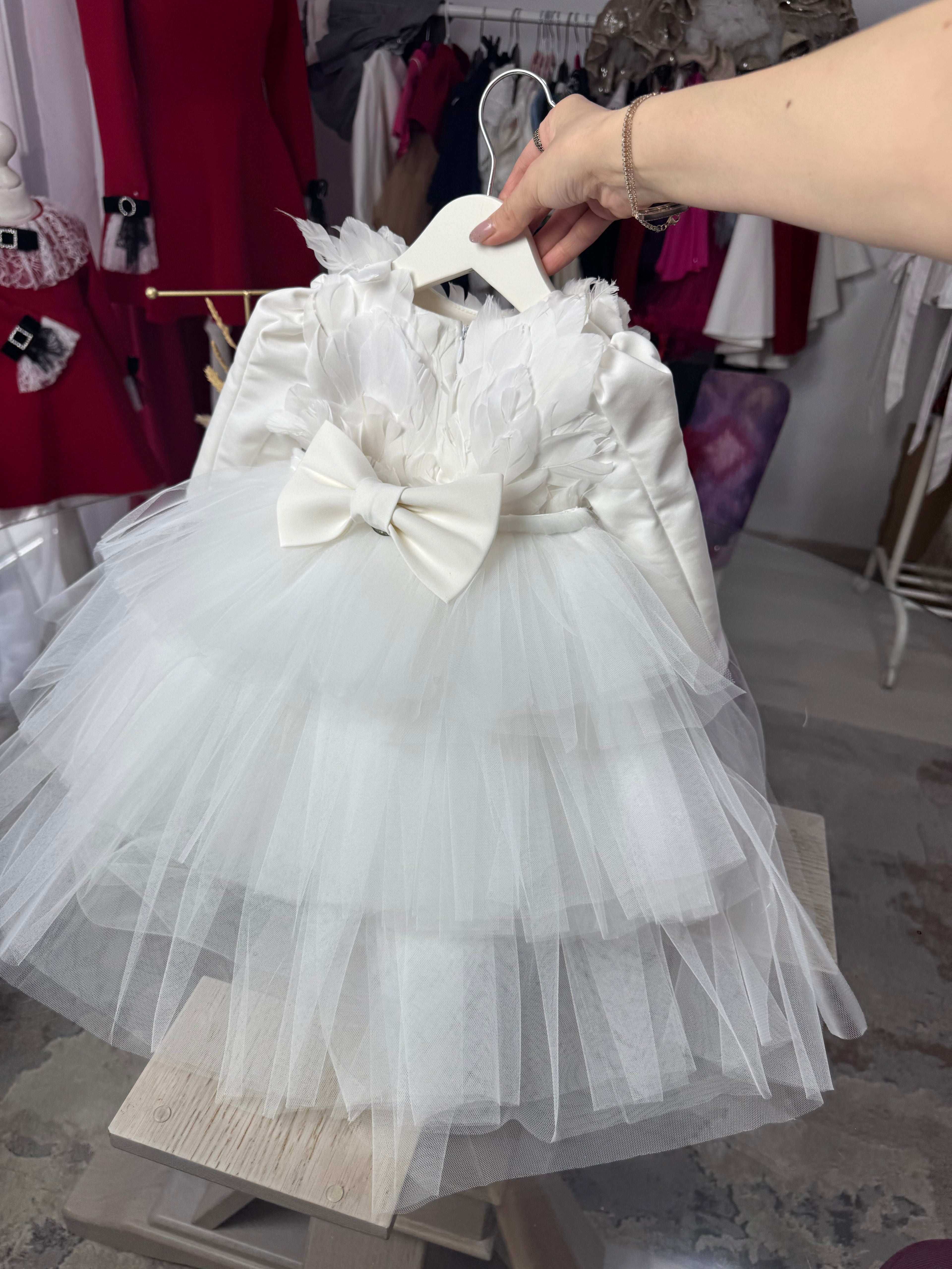 Rochiță de ocazie „White Swan”