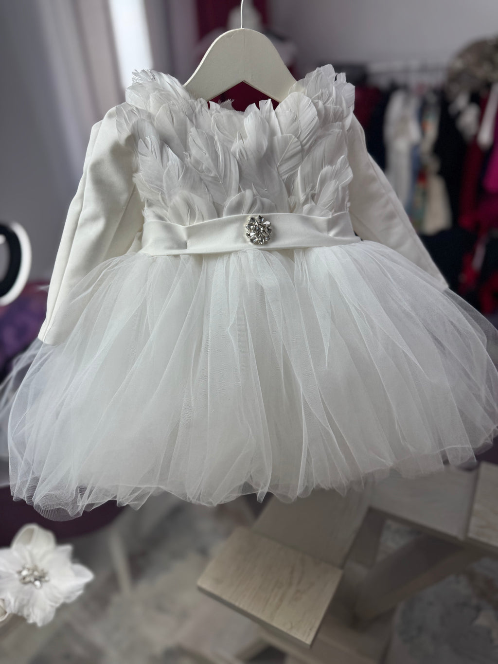 Rochiță de ocazie „White Swan”