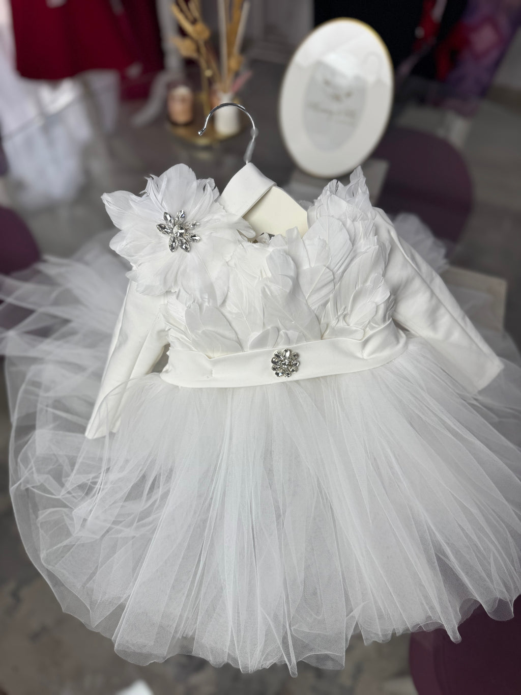 Rochiță de ocazie „White Swan”