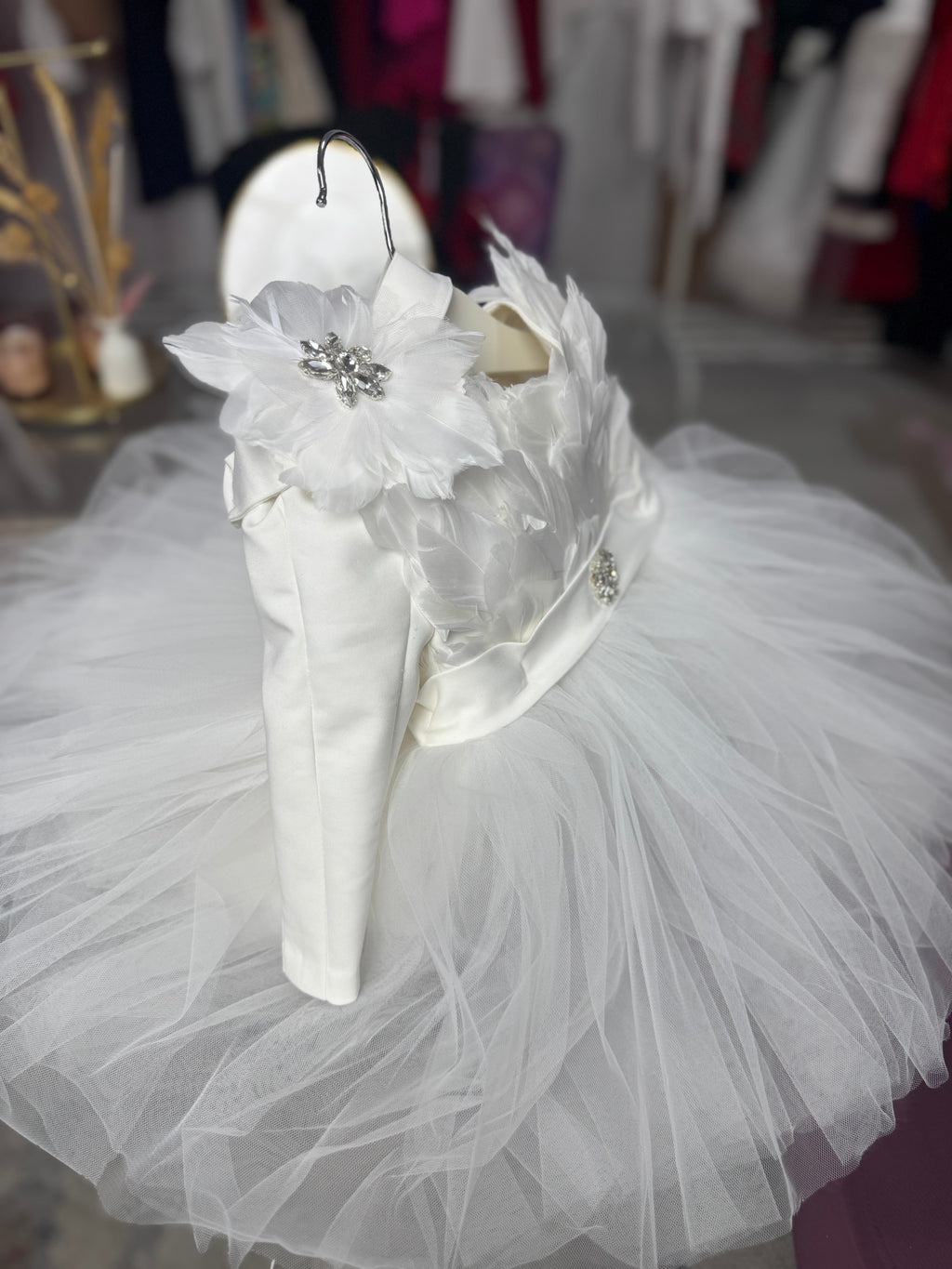 Rochiță de ocazie „White Swan”