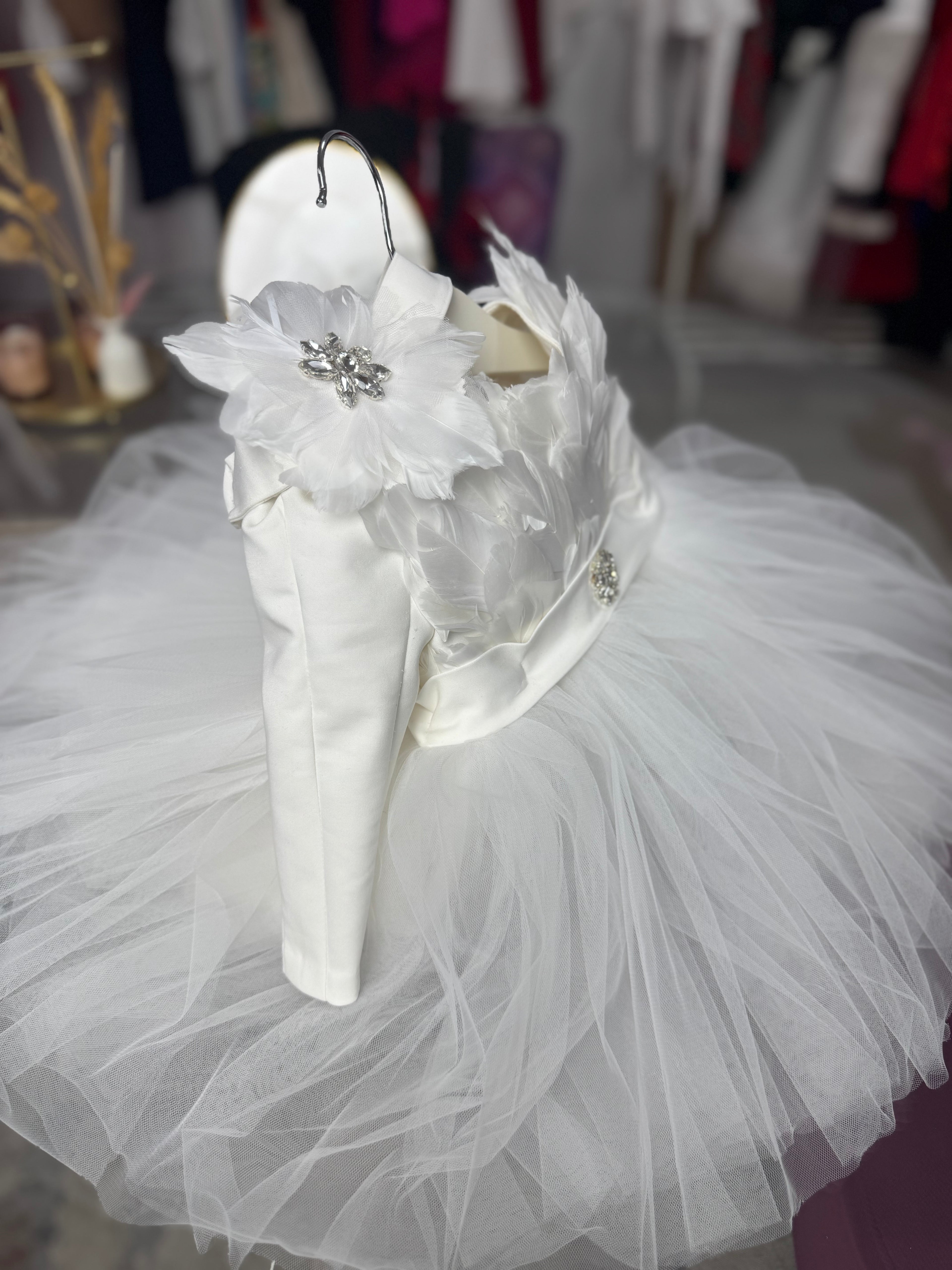 Rochiță de ocazie „White Swan”