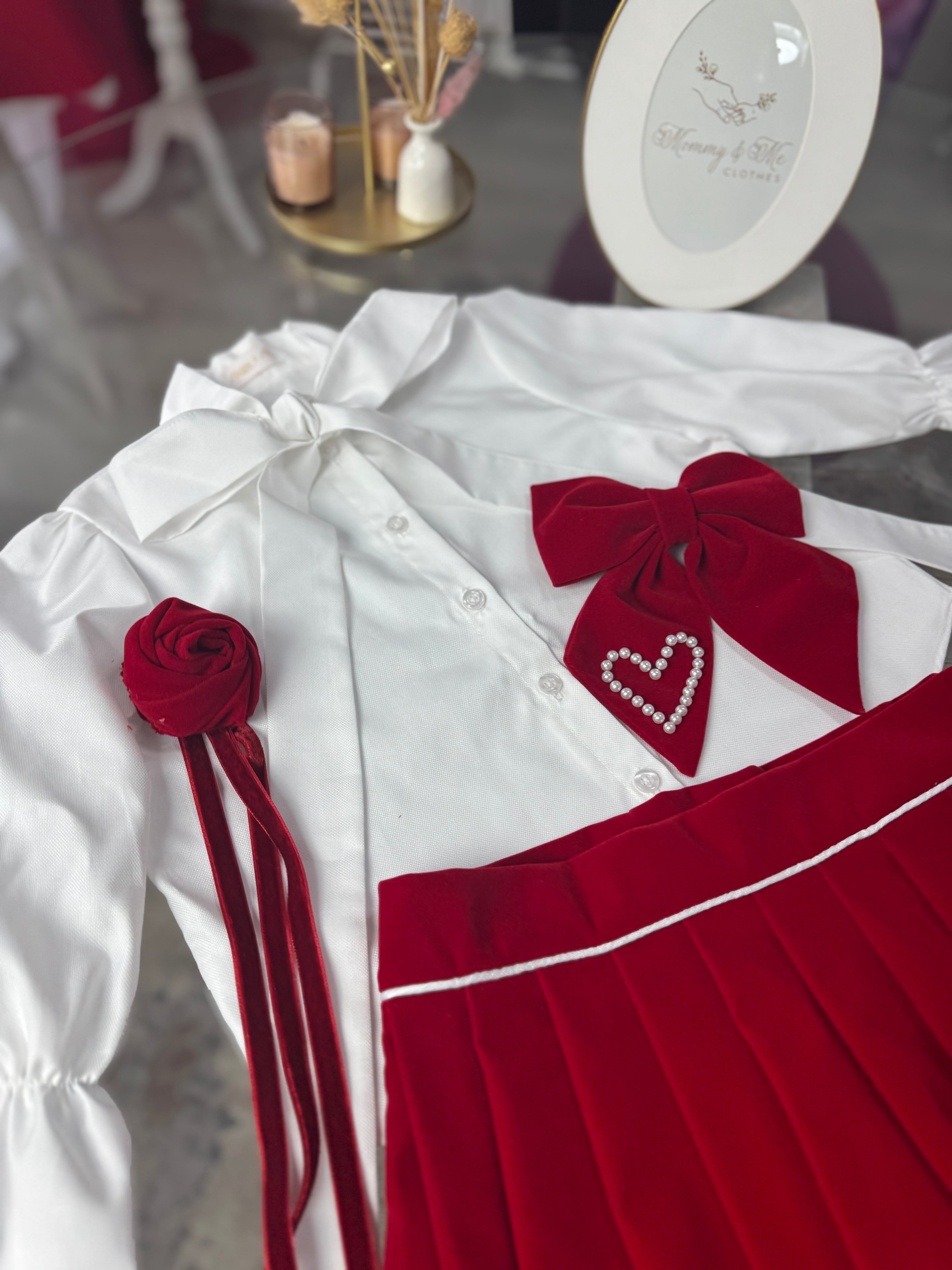 Cămașa alba din bumbac “ Soft Bow Shirt “