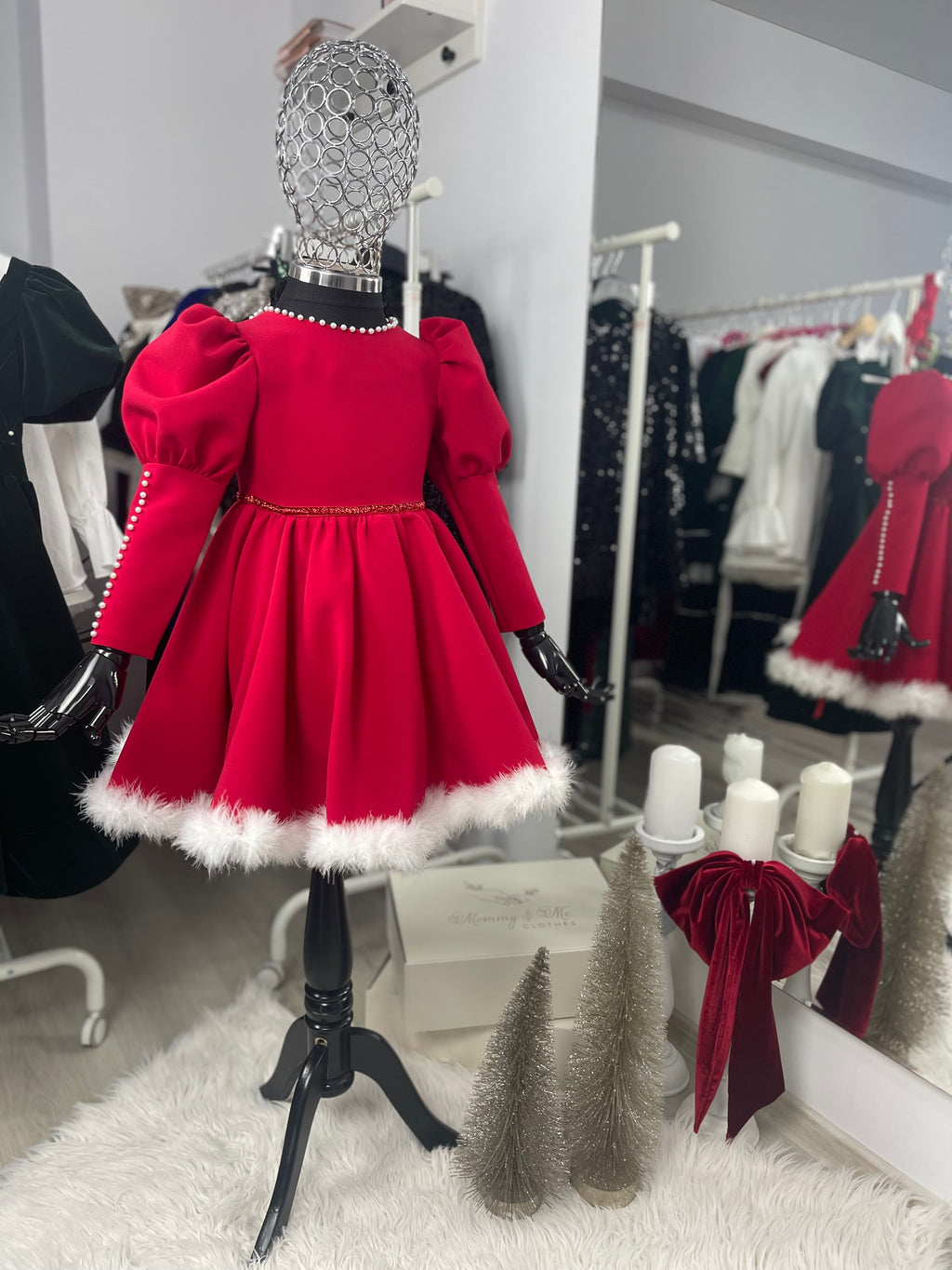 Rochita “Little Christmas Star Dress “