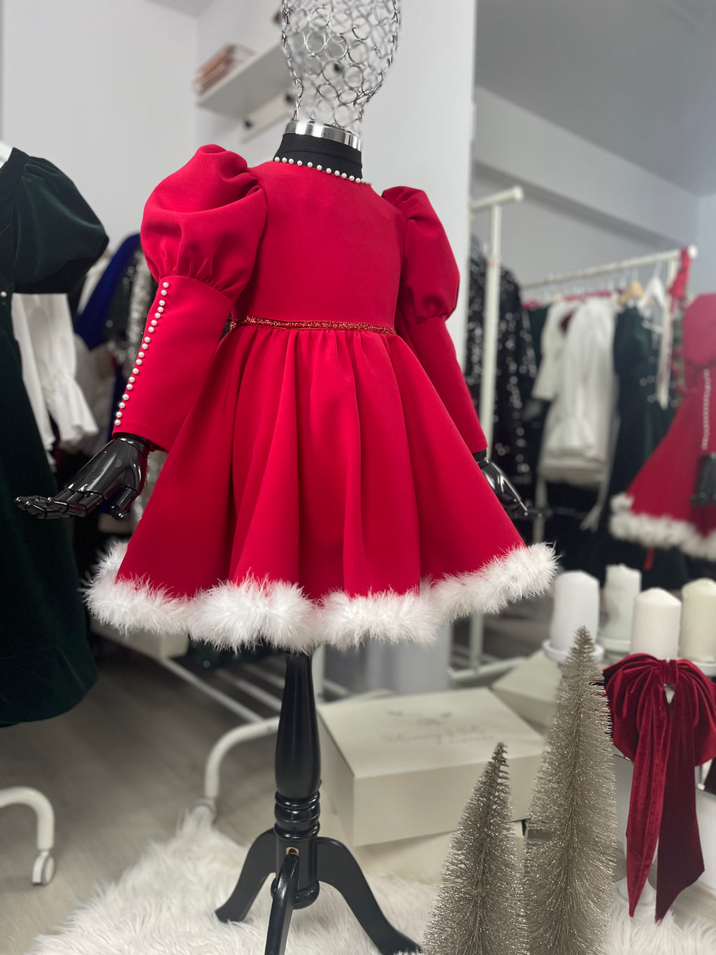 Rochita “Little Christmas Star Dress “