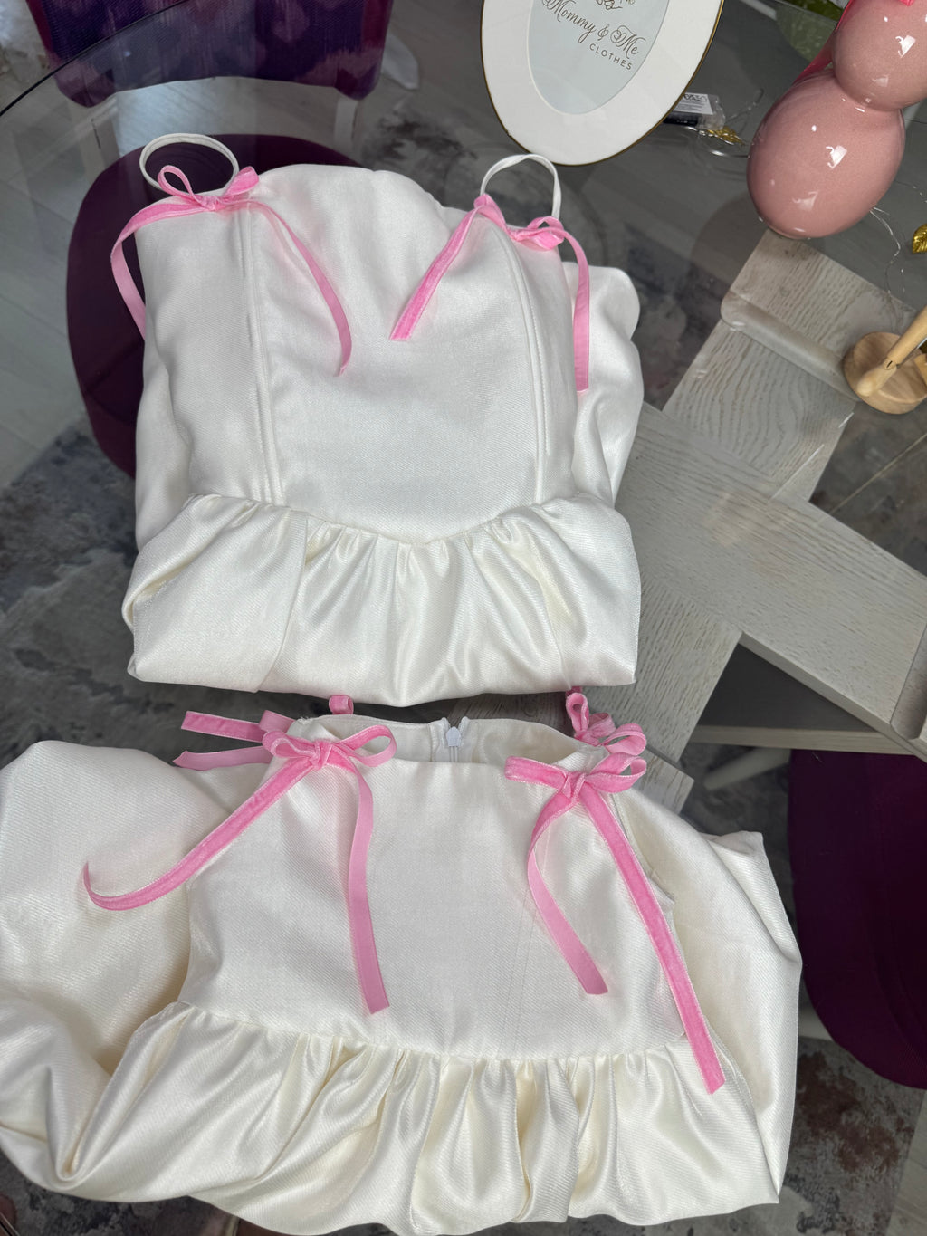 Set Rochițe  “Pearl Glow “ Mama-Fiica