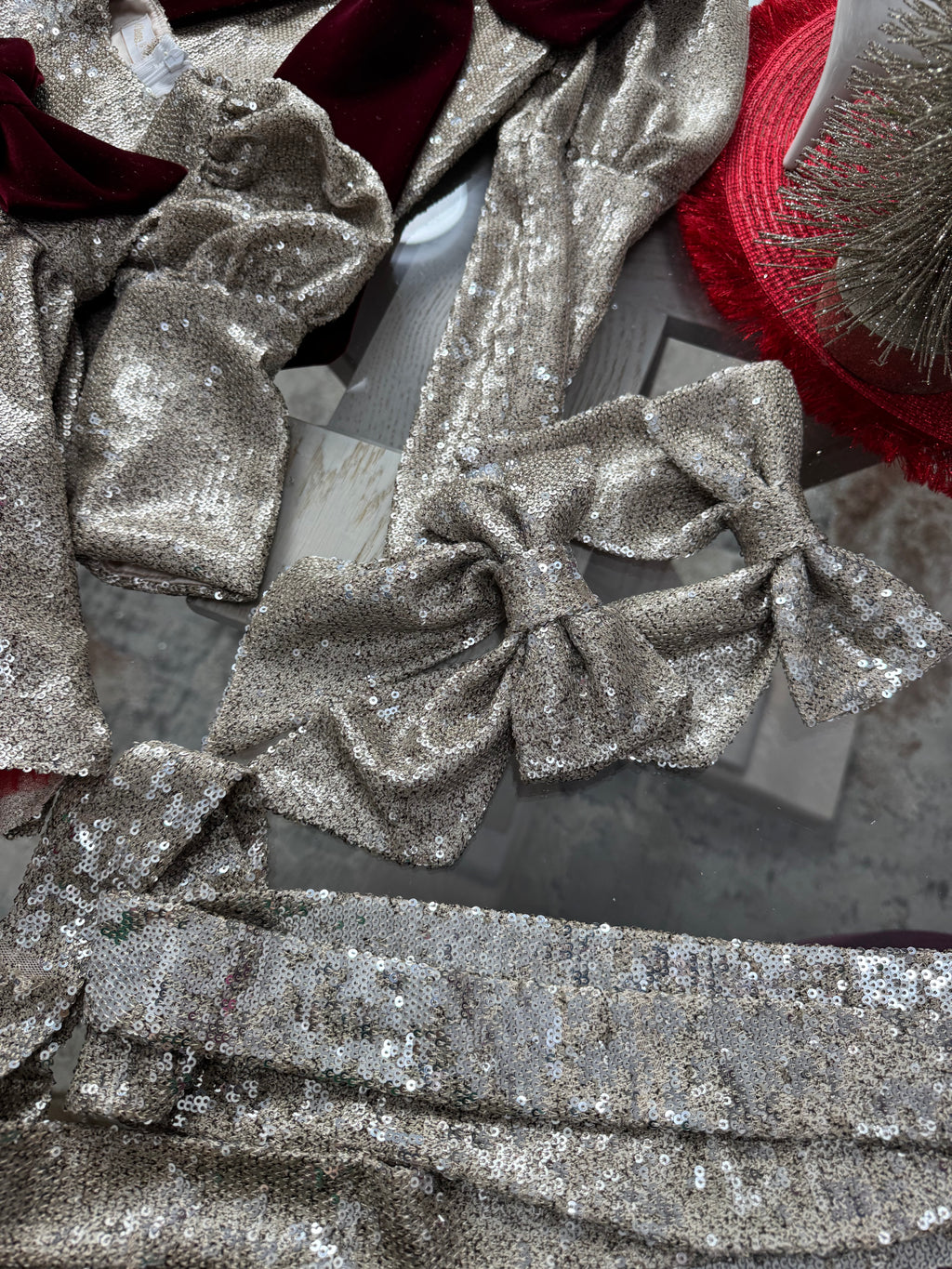 Set rochițe mama-fiica din paiete