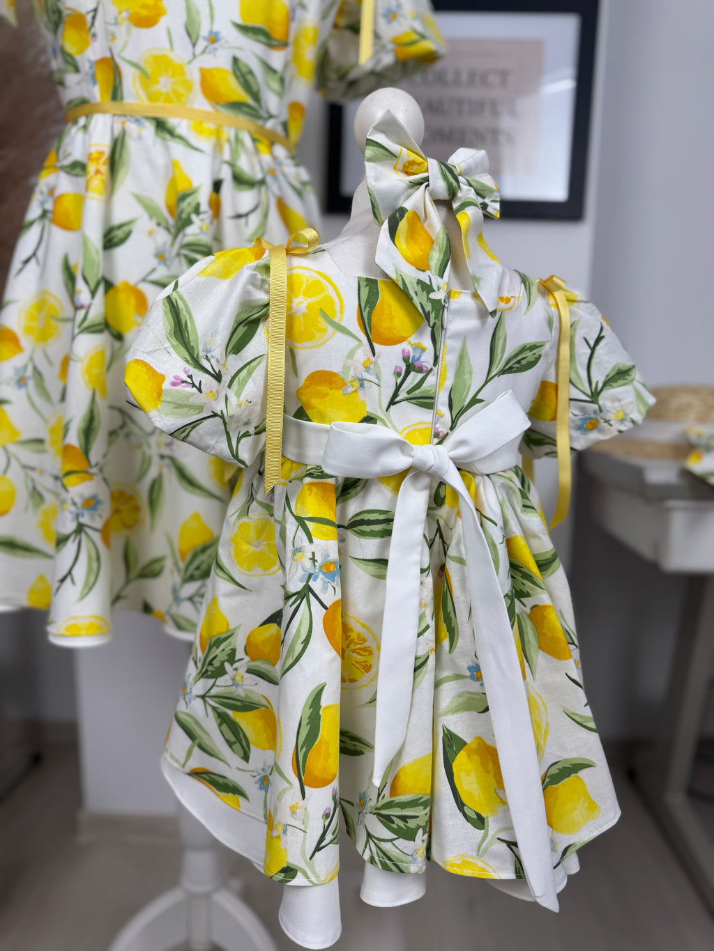 Rochita fetițe “Lemon Garden Dress”