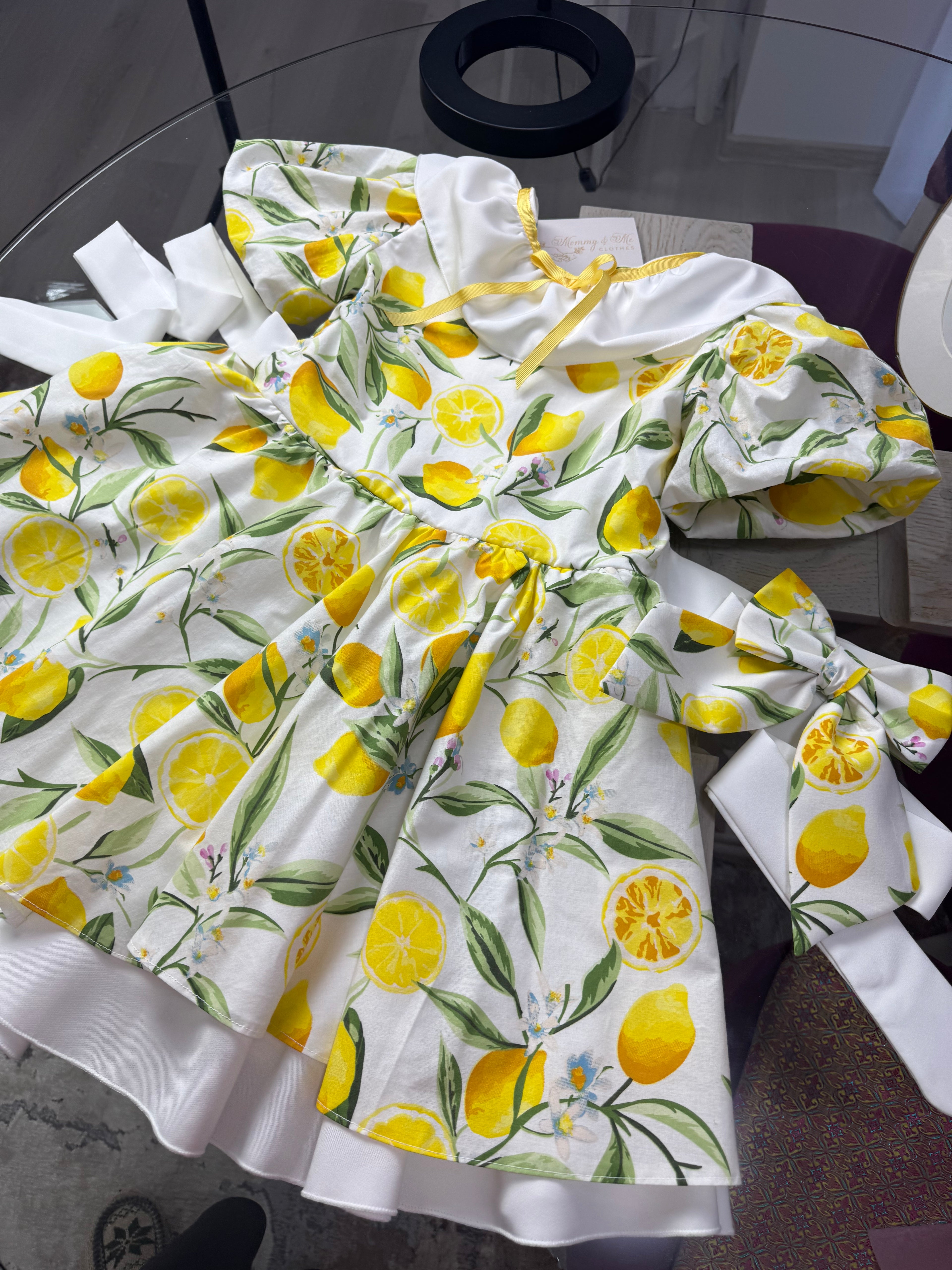 Rochita fetițe “Lemon Garden Dress”