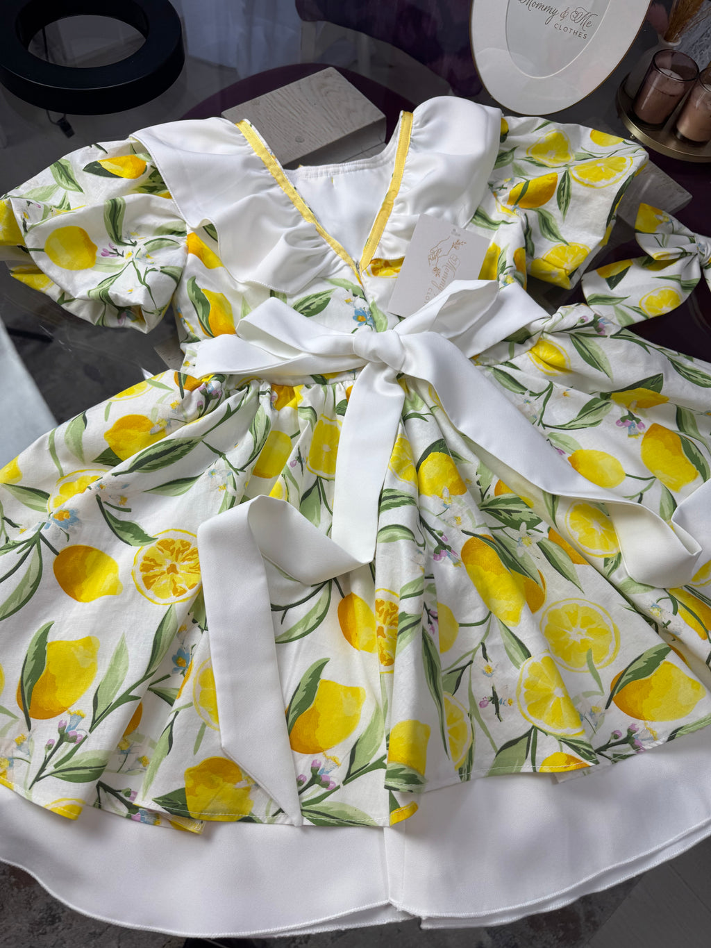 Rochita fetițe “Lemon Garden Dress”