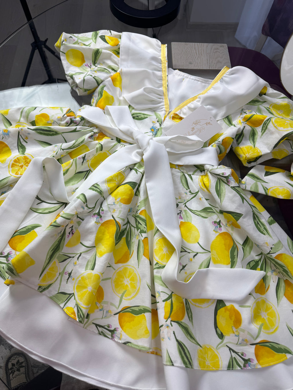 Rochita fetițe “Lemon Garden Dress”
