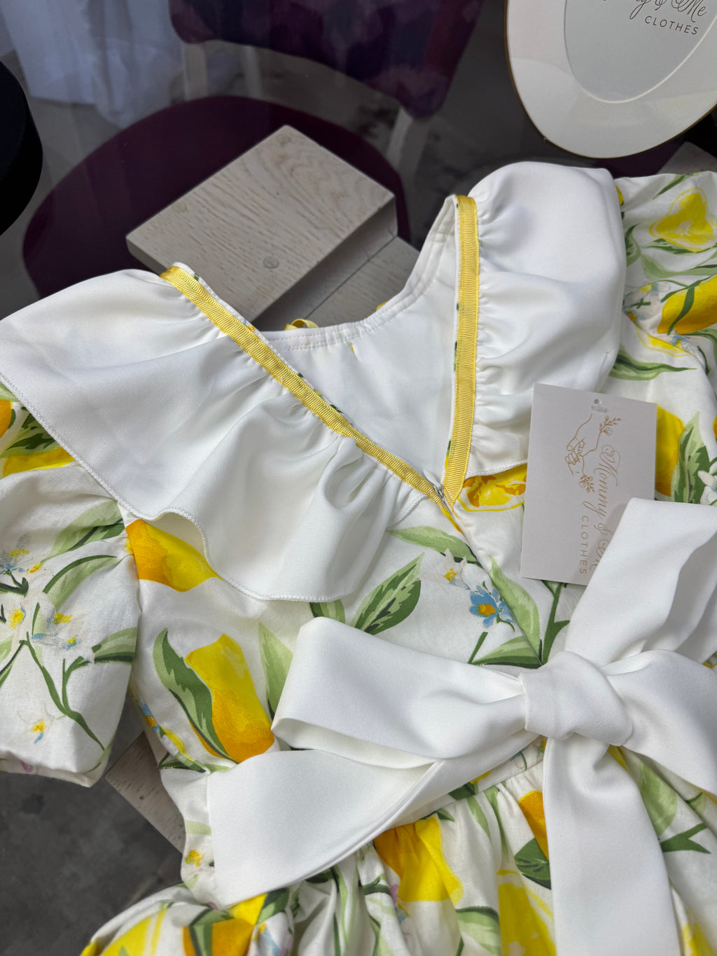 Rochita fetițe “Lemon Garden Dress”