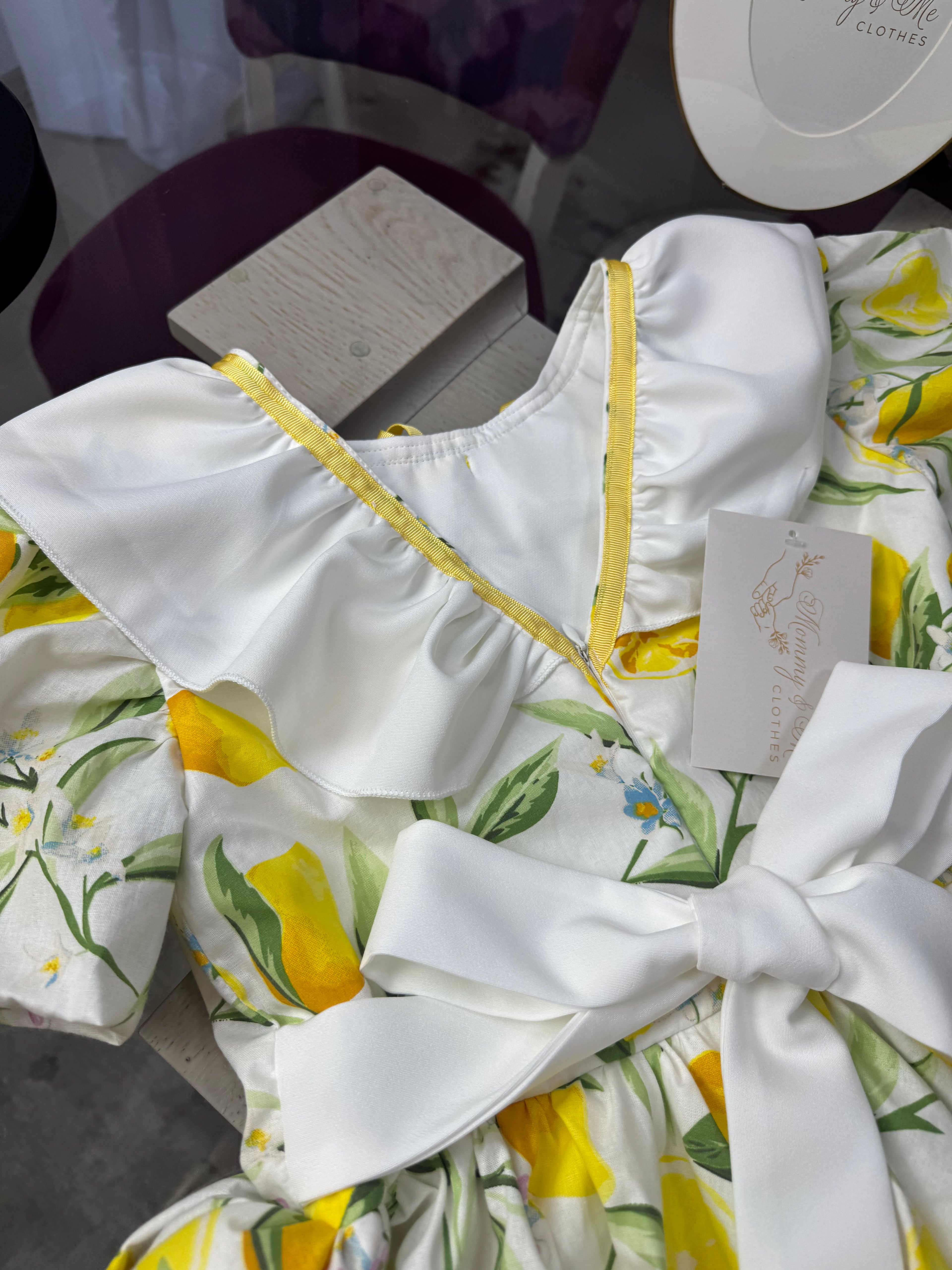 Rochita fetițe “Lemon Garden Dress”