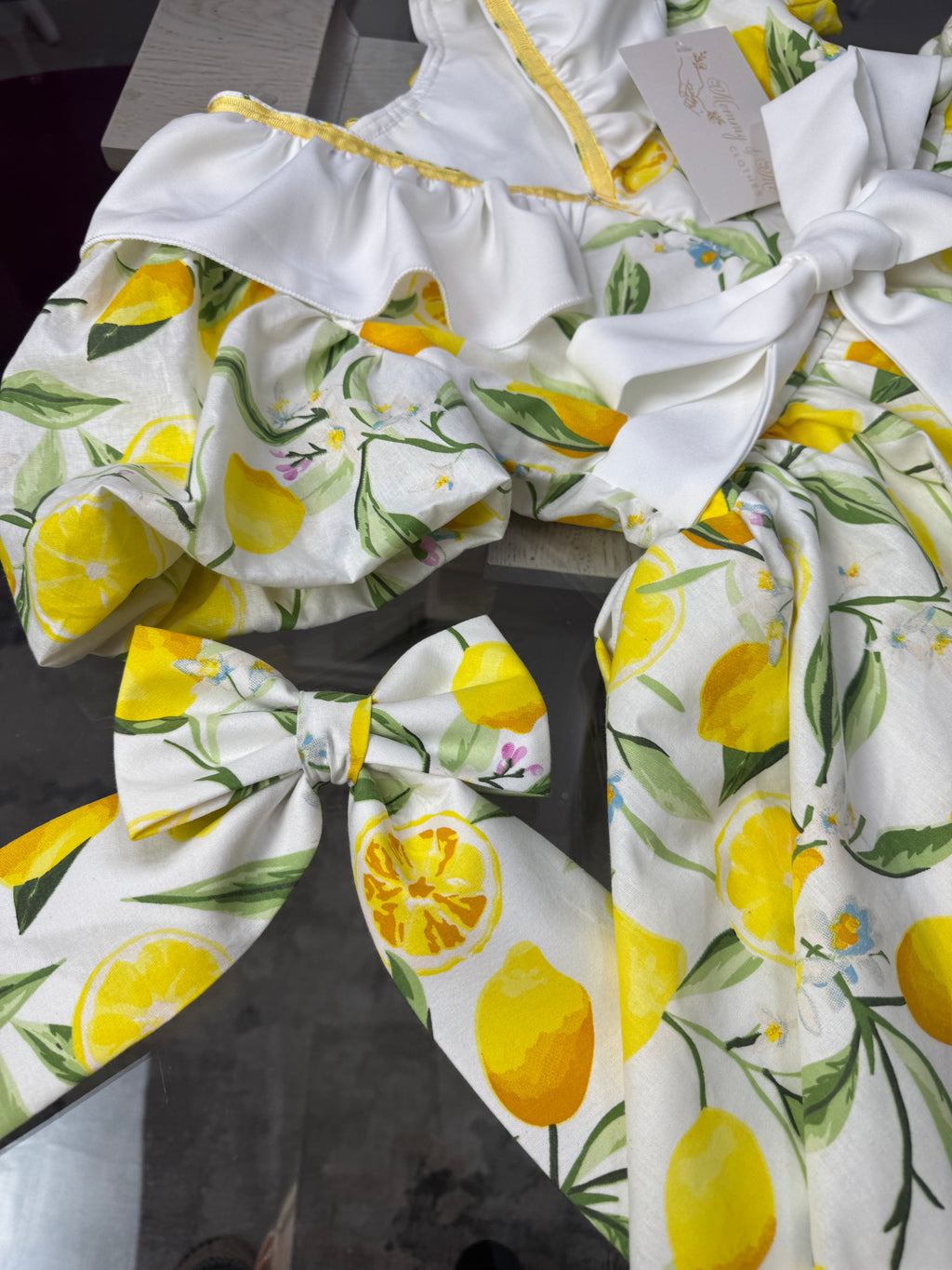 Rochita fetițe “Lemon Garden Dress”