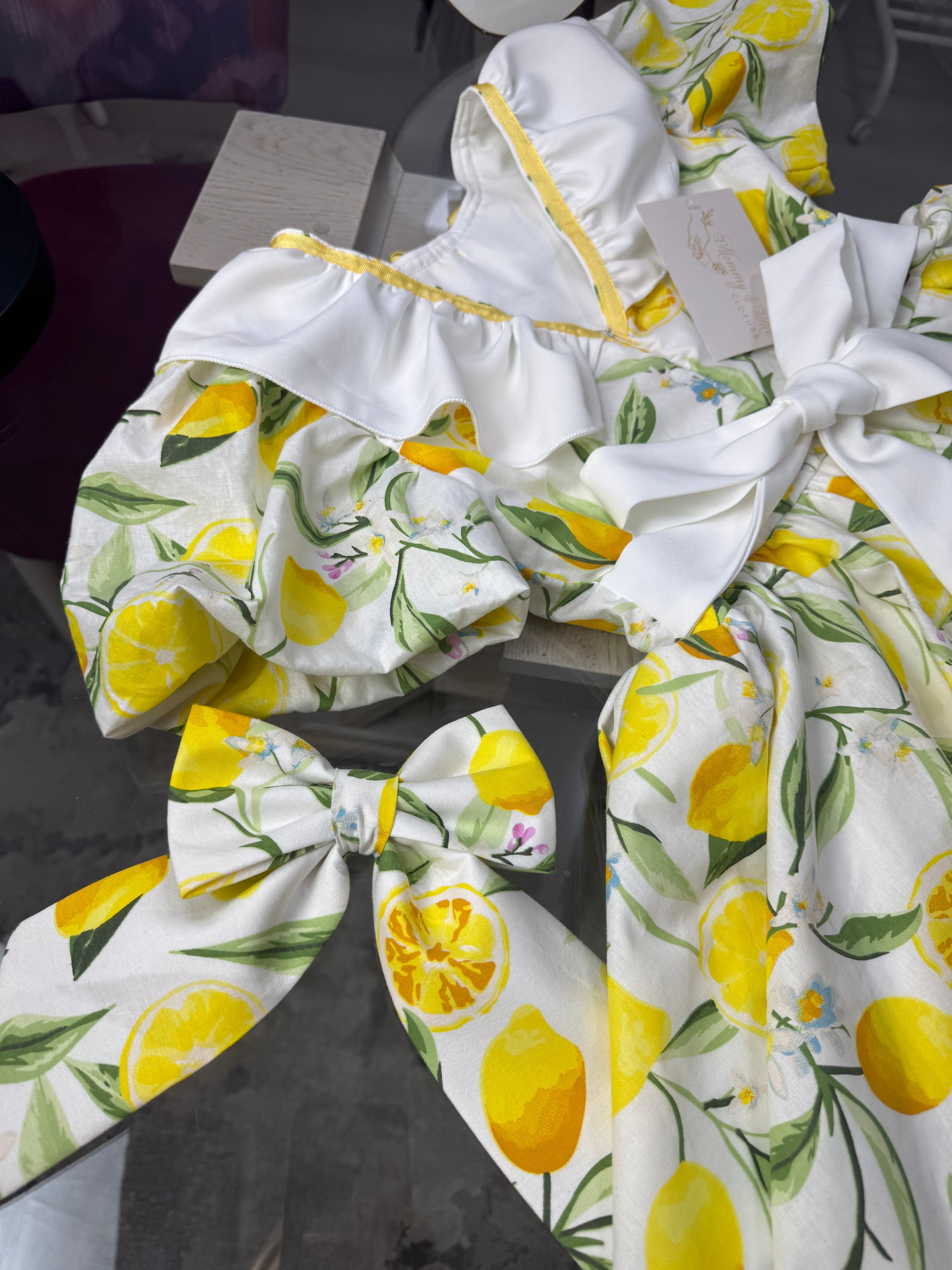 Rochita fetițe “Lemon Garden Dress”
