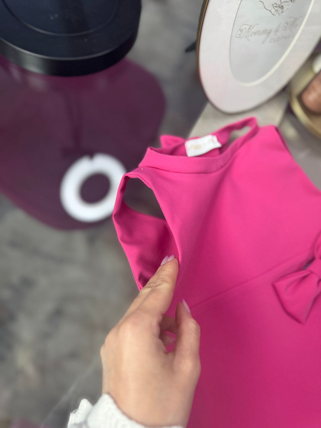 Rochita fetițe “Pink bow”