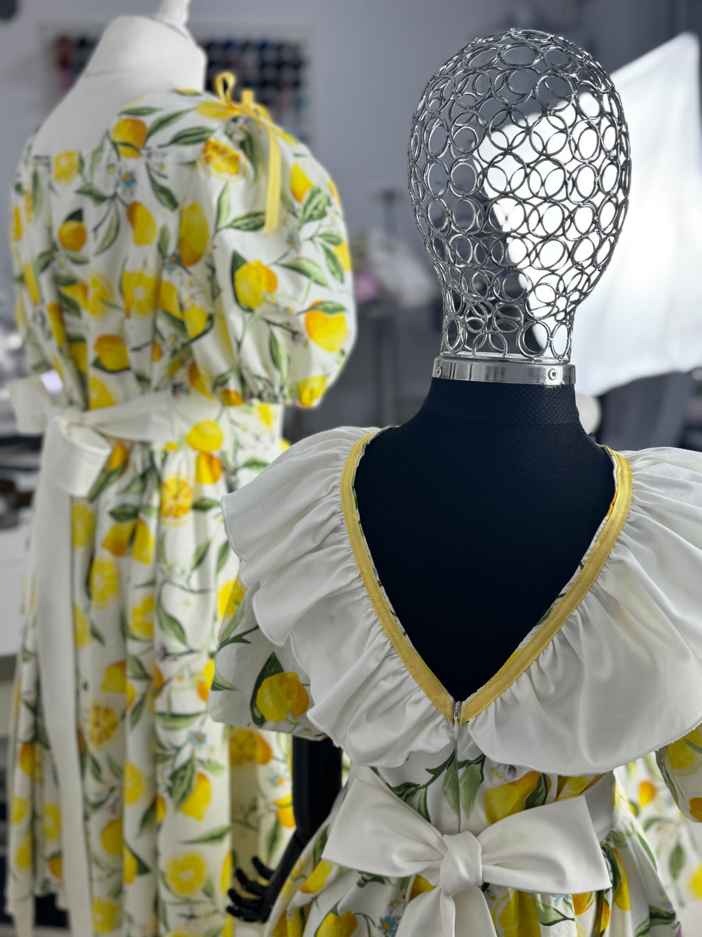 Set rochițe mama-fiica “Lemon Blossom”