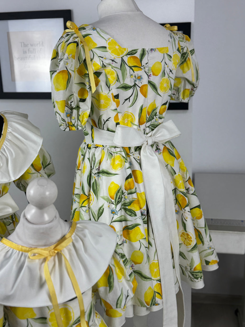 Set rochițe mama-fiica “Lemon Blossom”