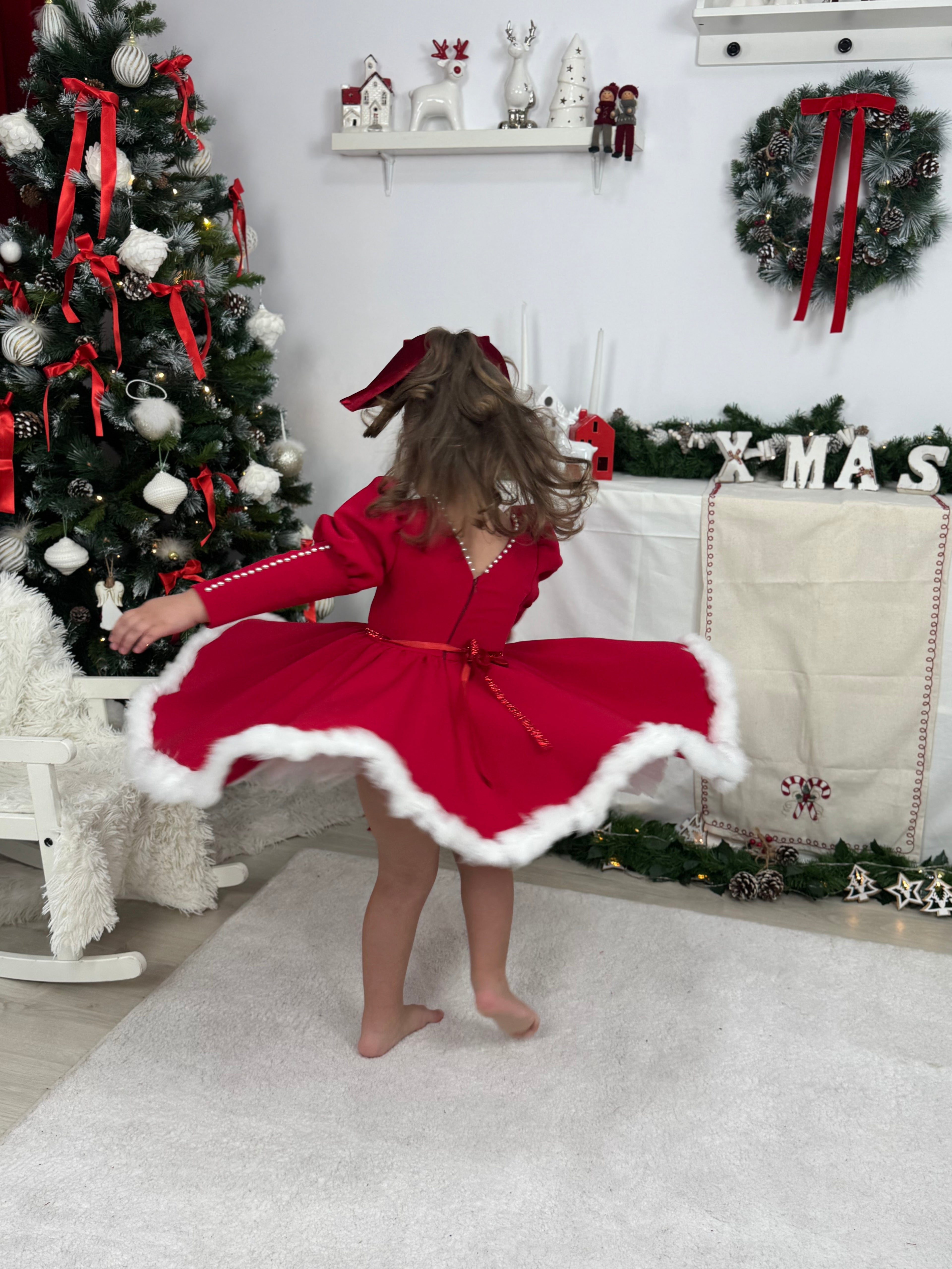 Rochita “Little Christmas Star Dress “