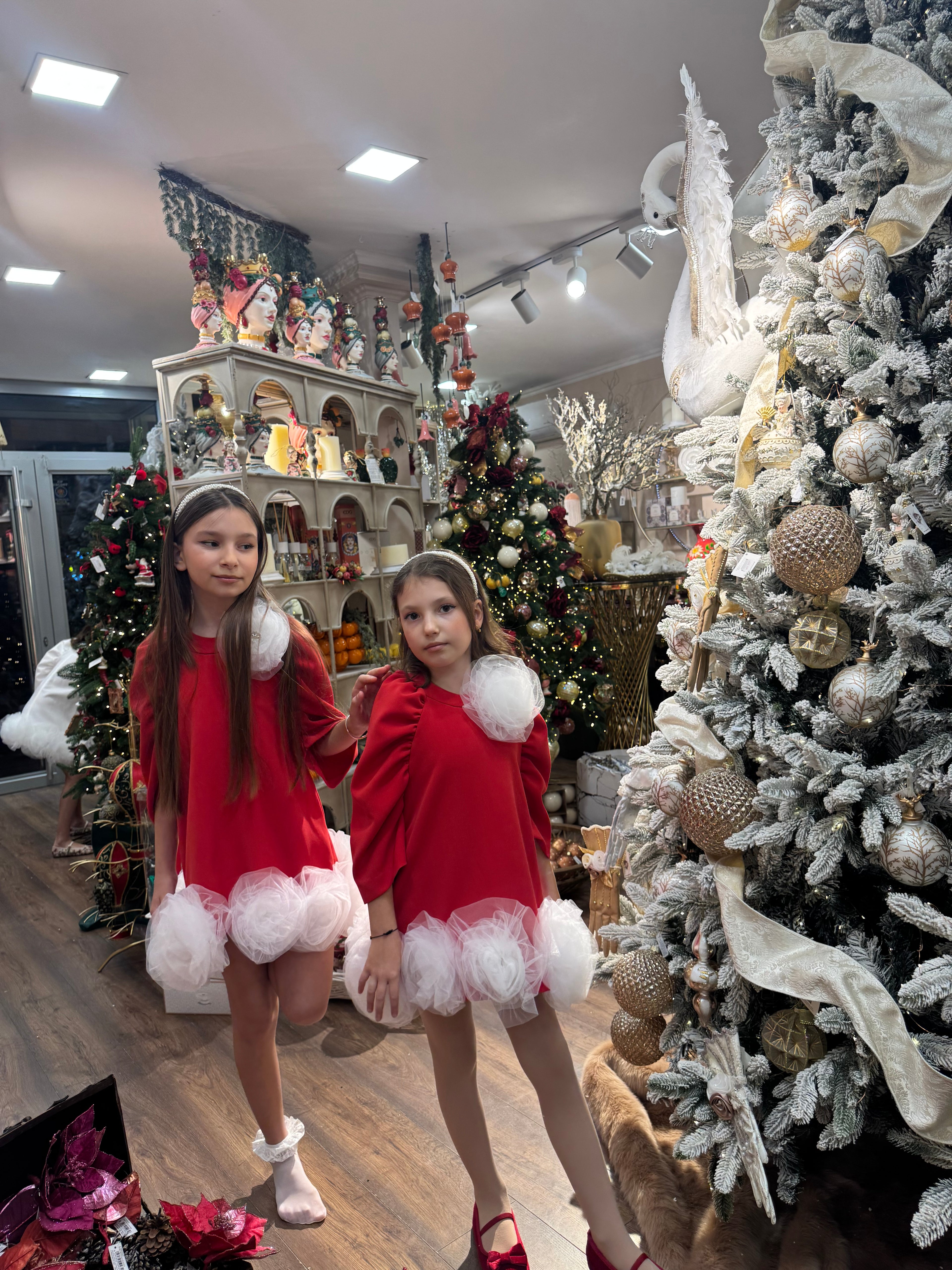 Rochita cu flori din tulle