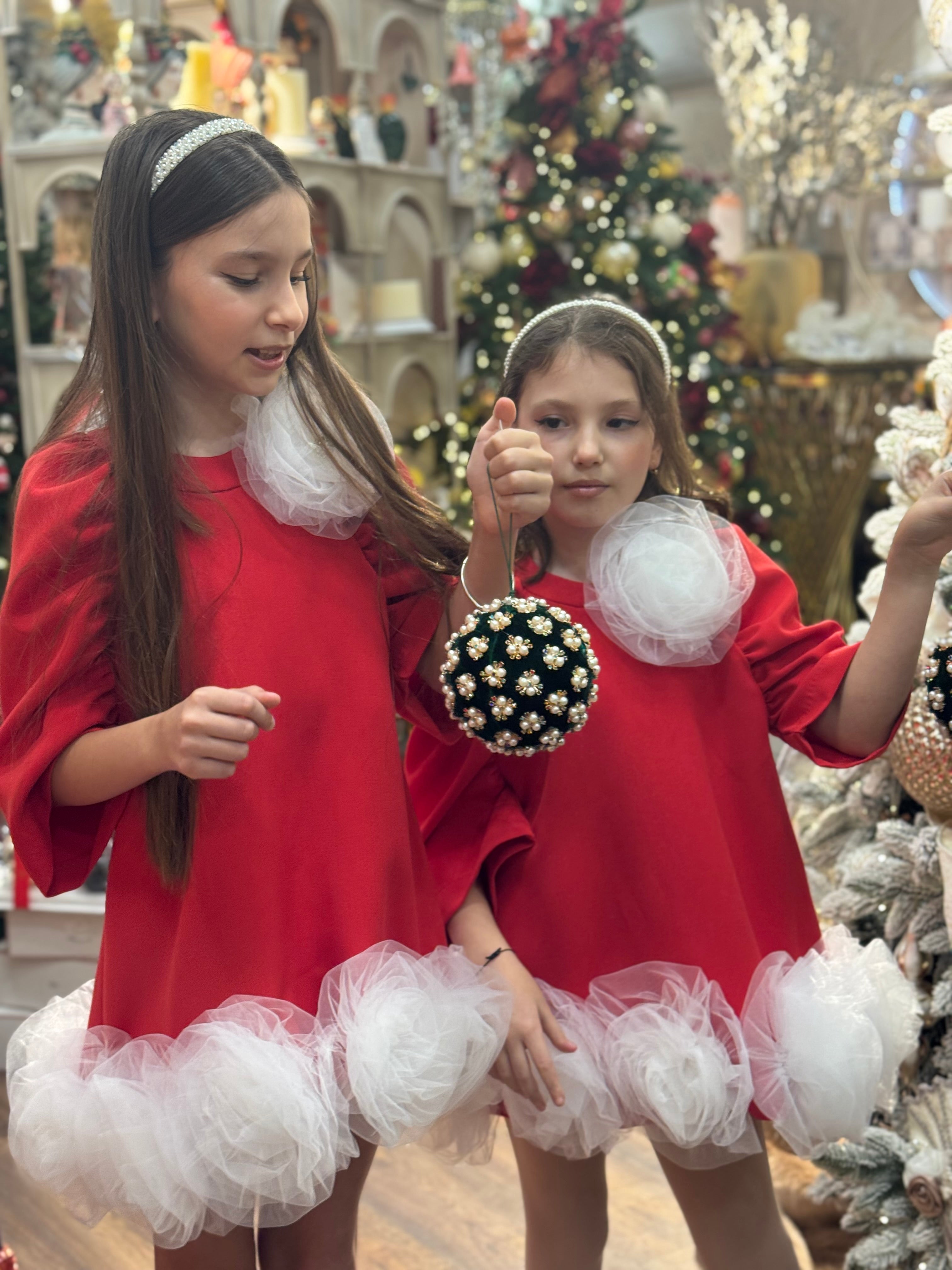 Rochita cu flori din tulle