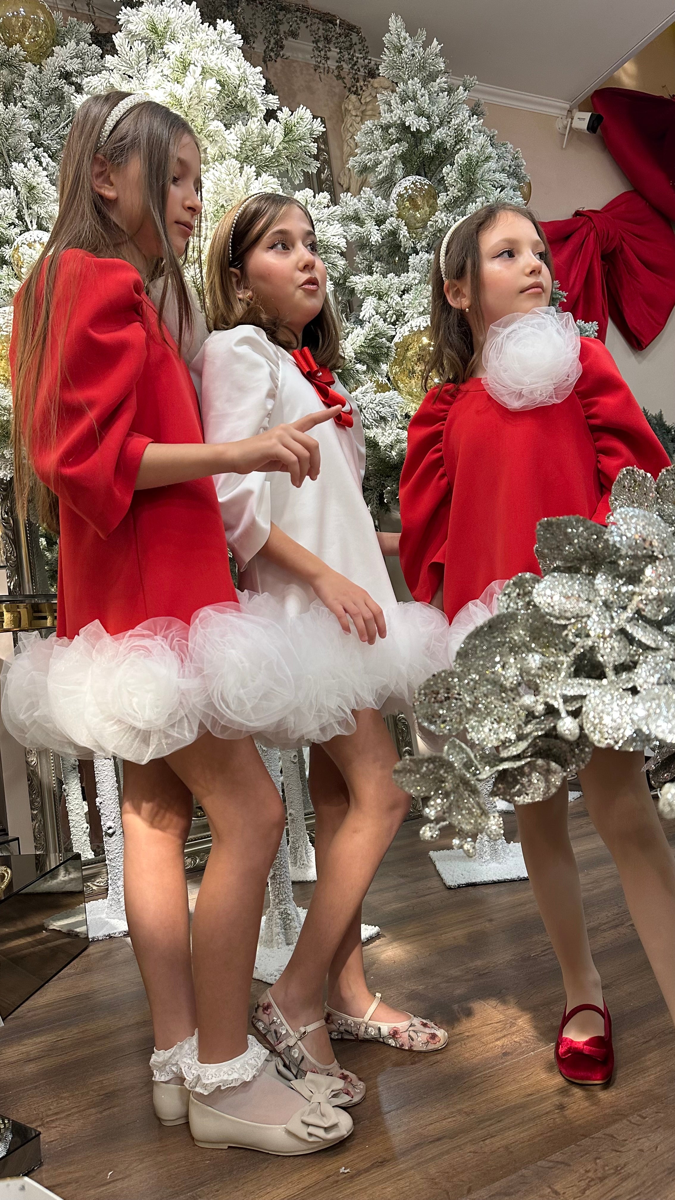 Rochita cu flori din tulle