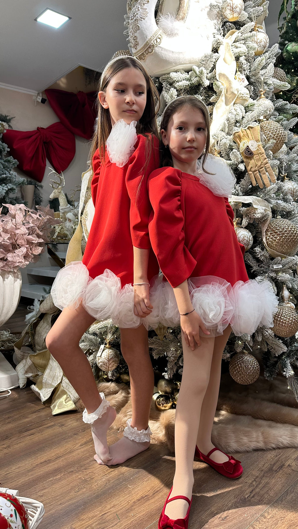 Rochita cu flori din tulle