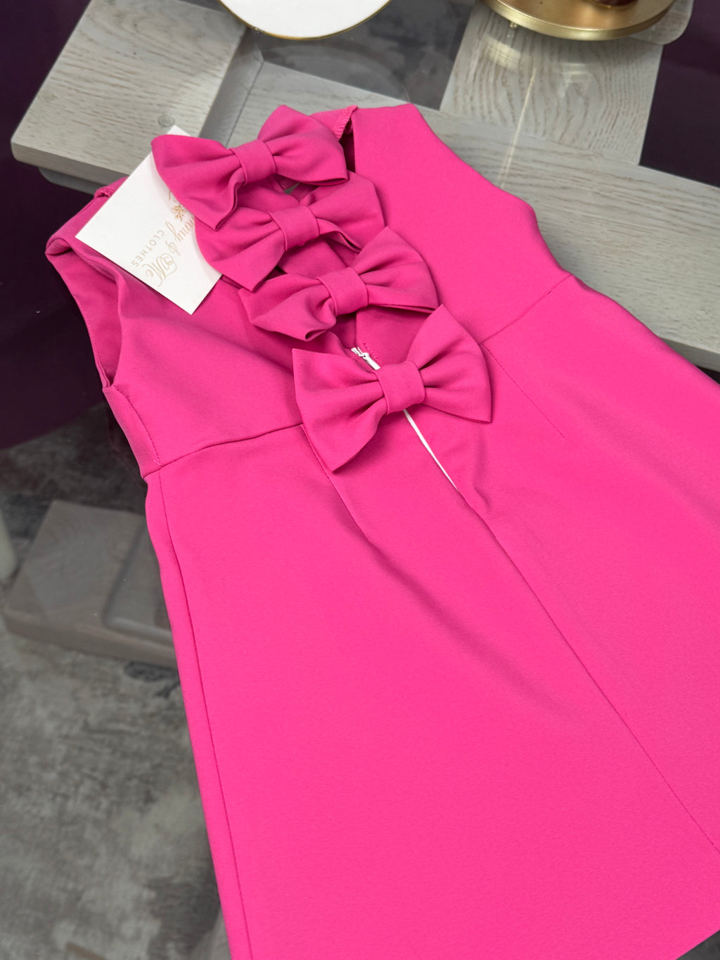 Rochita fetițe “Pink bow”