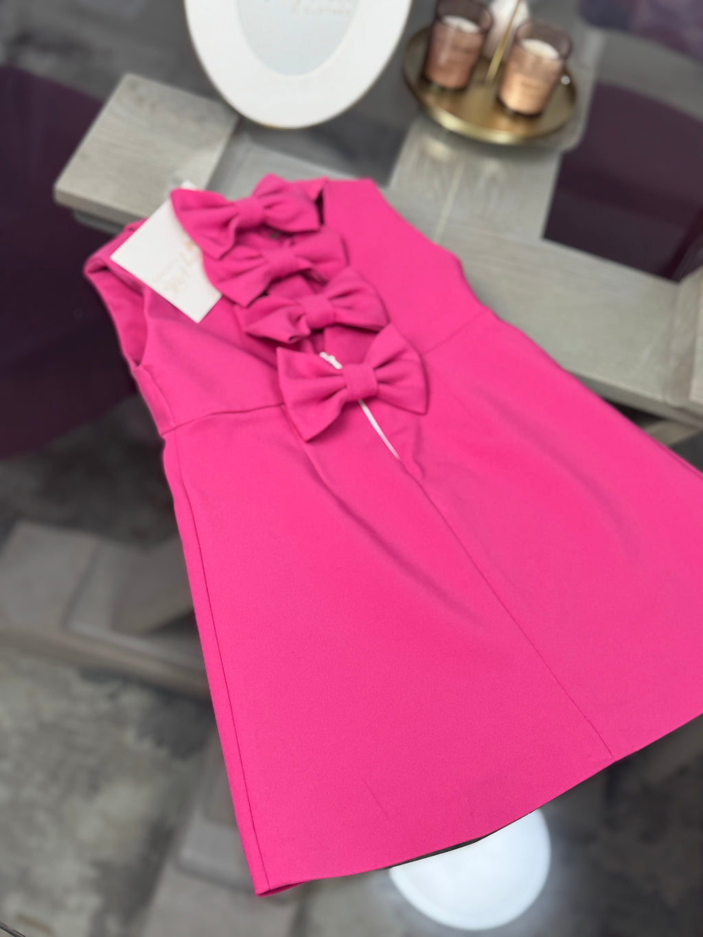 Rochita fetițe “Pink bow”