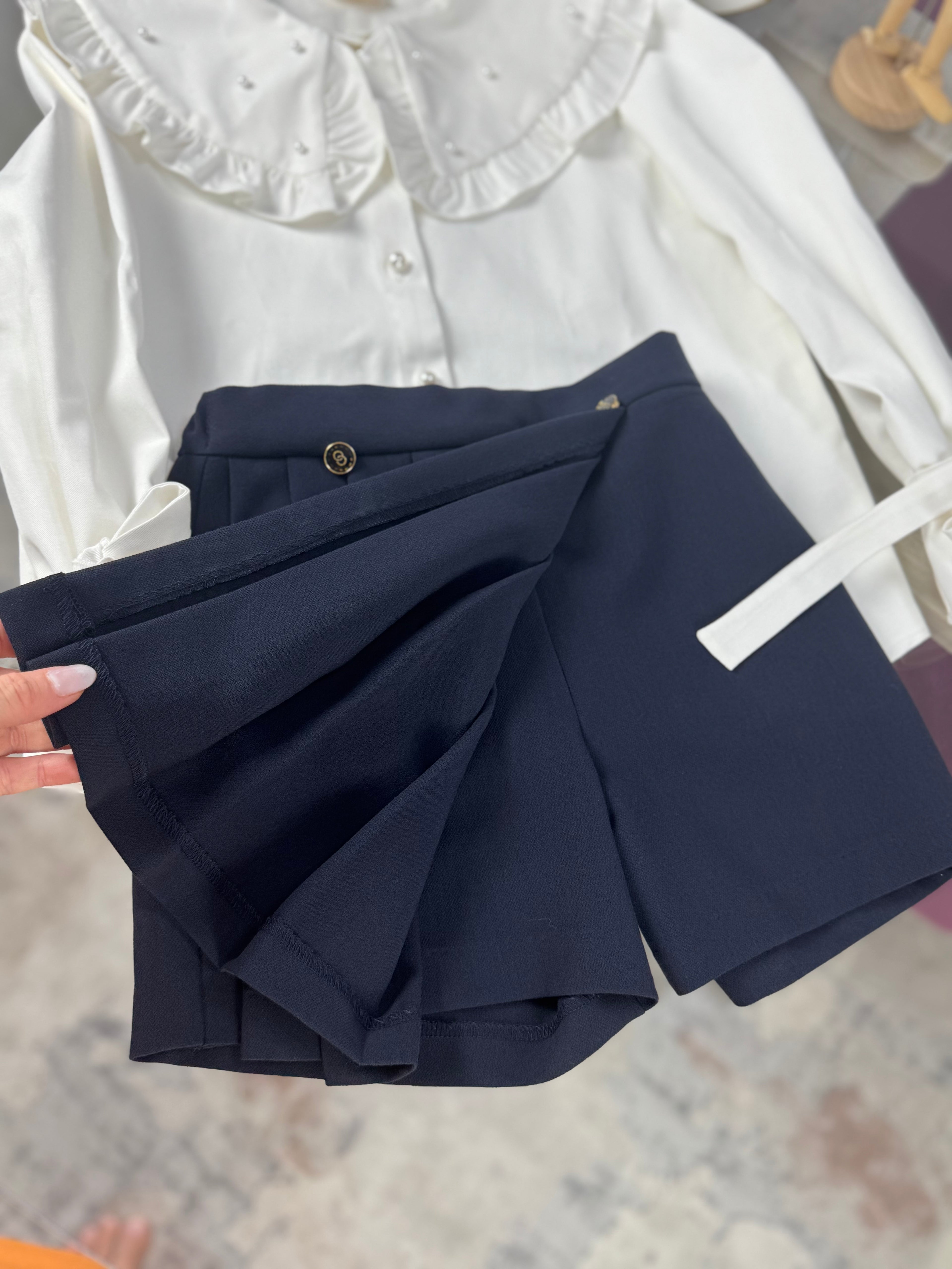 Fusta-pantalon fete pentru scoala