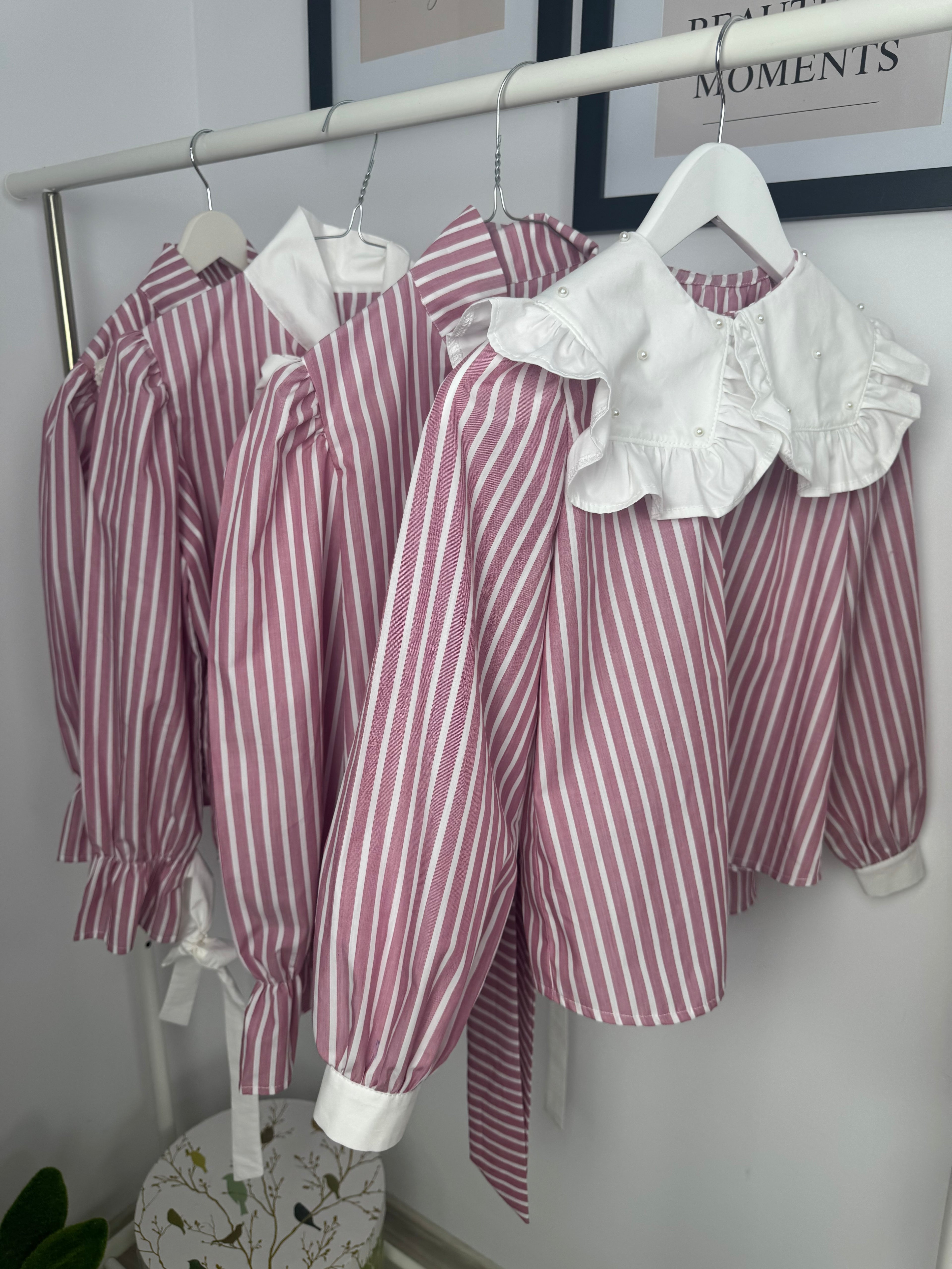 Cămașă Fetițe “Pink Stripes”