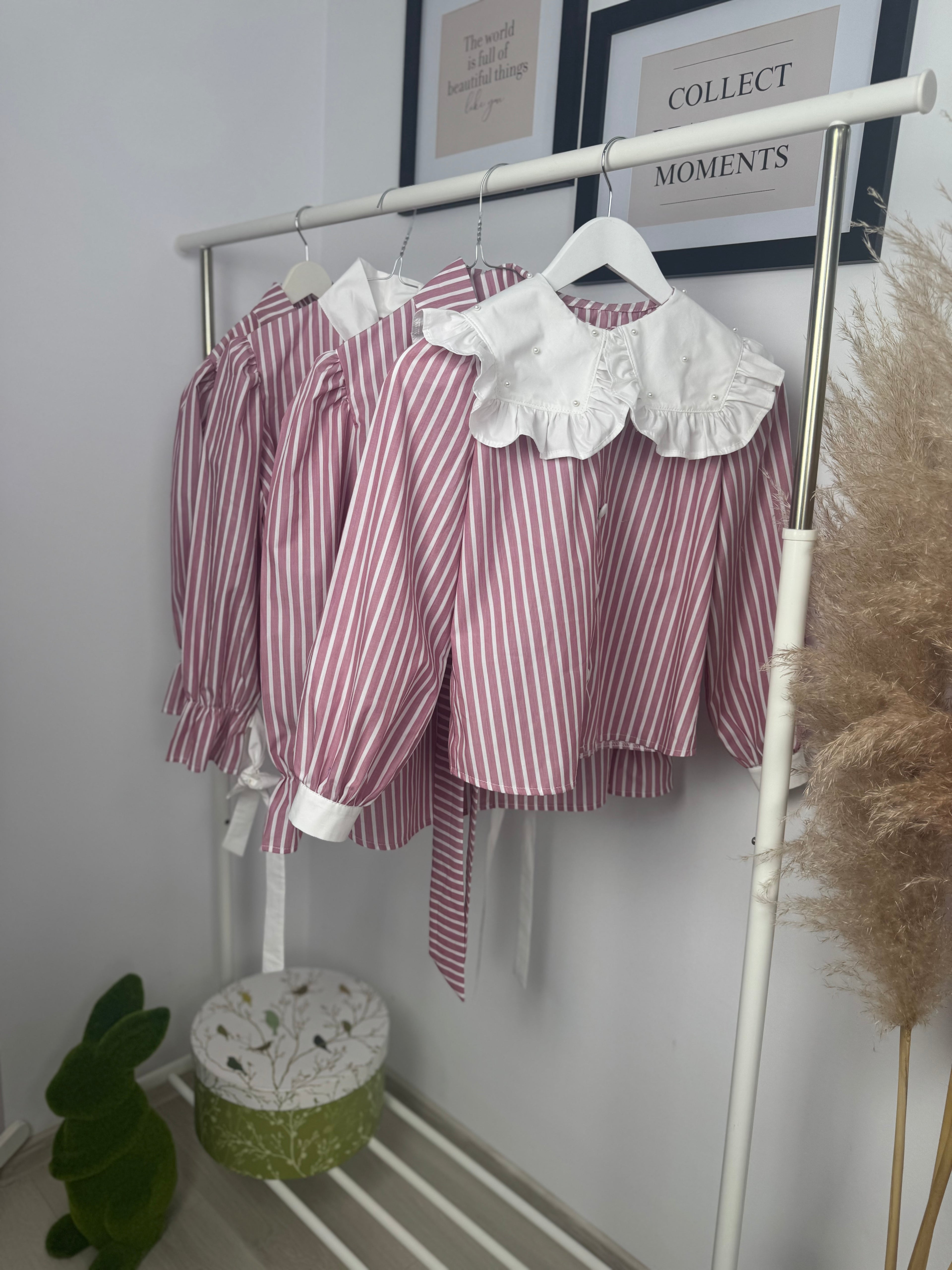 Cămașă Fetițe “Pink Stripes”
