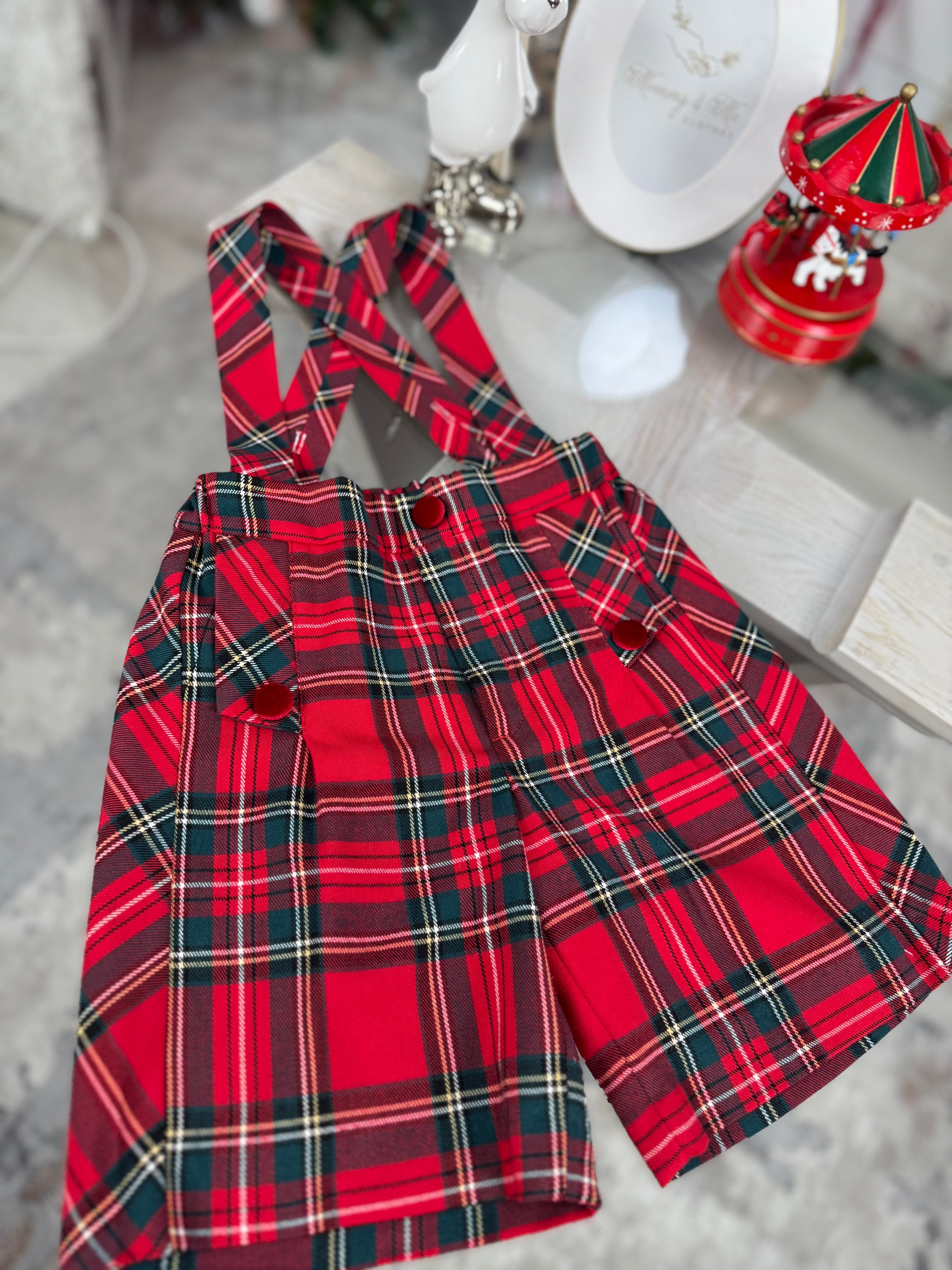 Salopetă băiețel cu bretele ajustabile