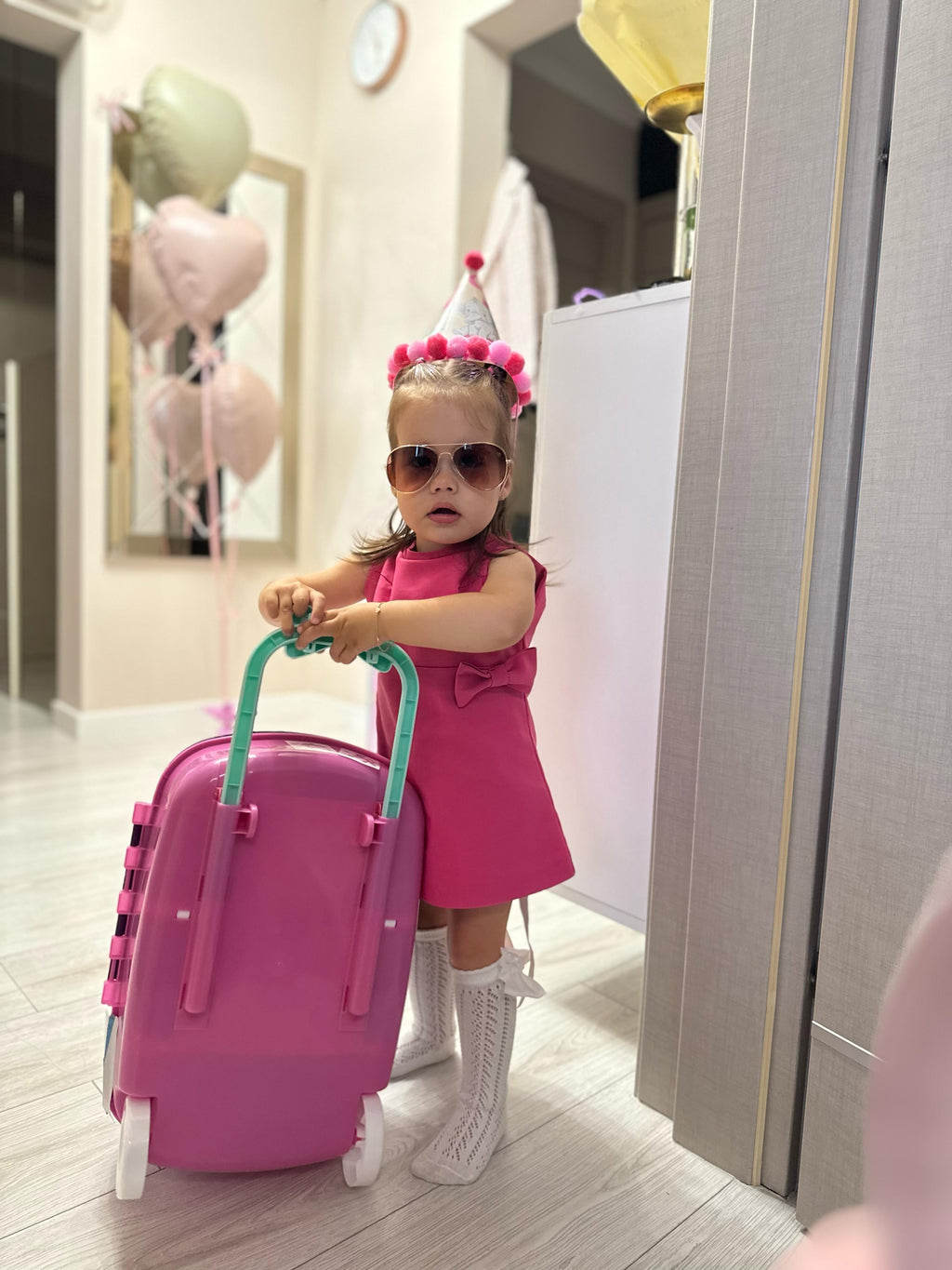 Rochita fetițe “Pink bow”
